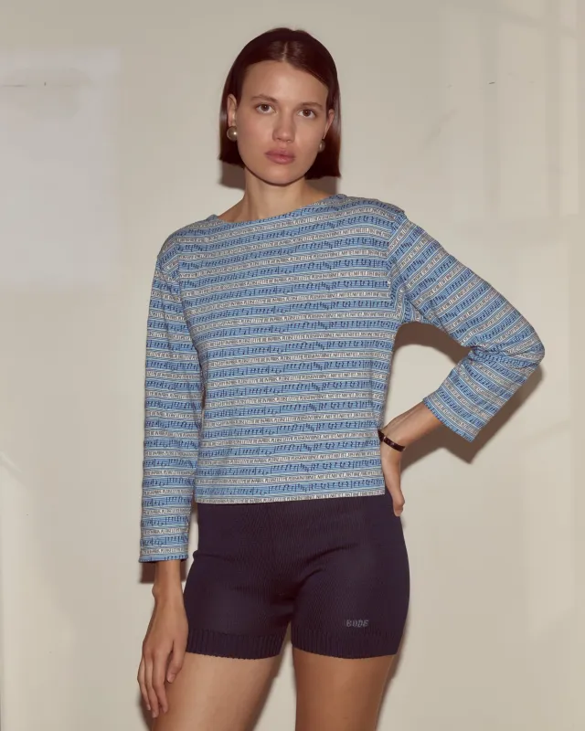 Lyric Long Sleeve sold by BODE