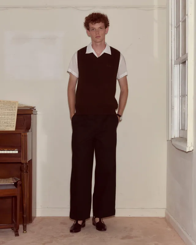 Falls Vest - Dark Brown sold by BODE