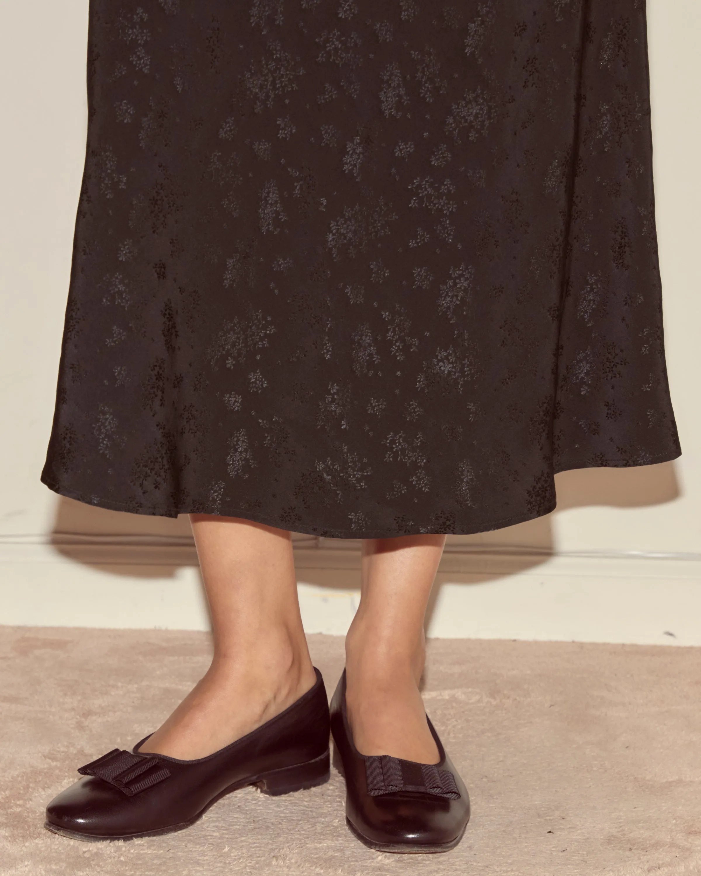 Moonflower Jacquard Skirt - Black sold by BODE product image thumbnail 2