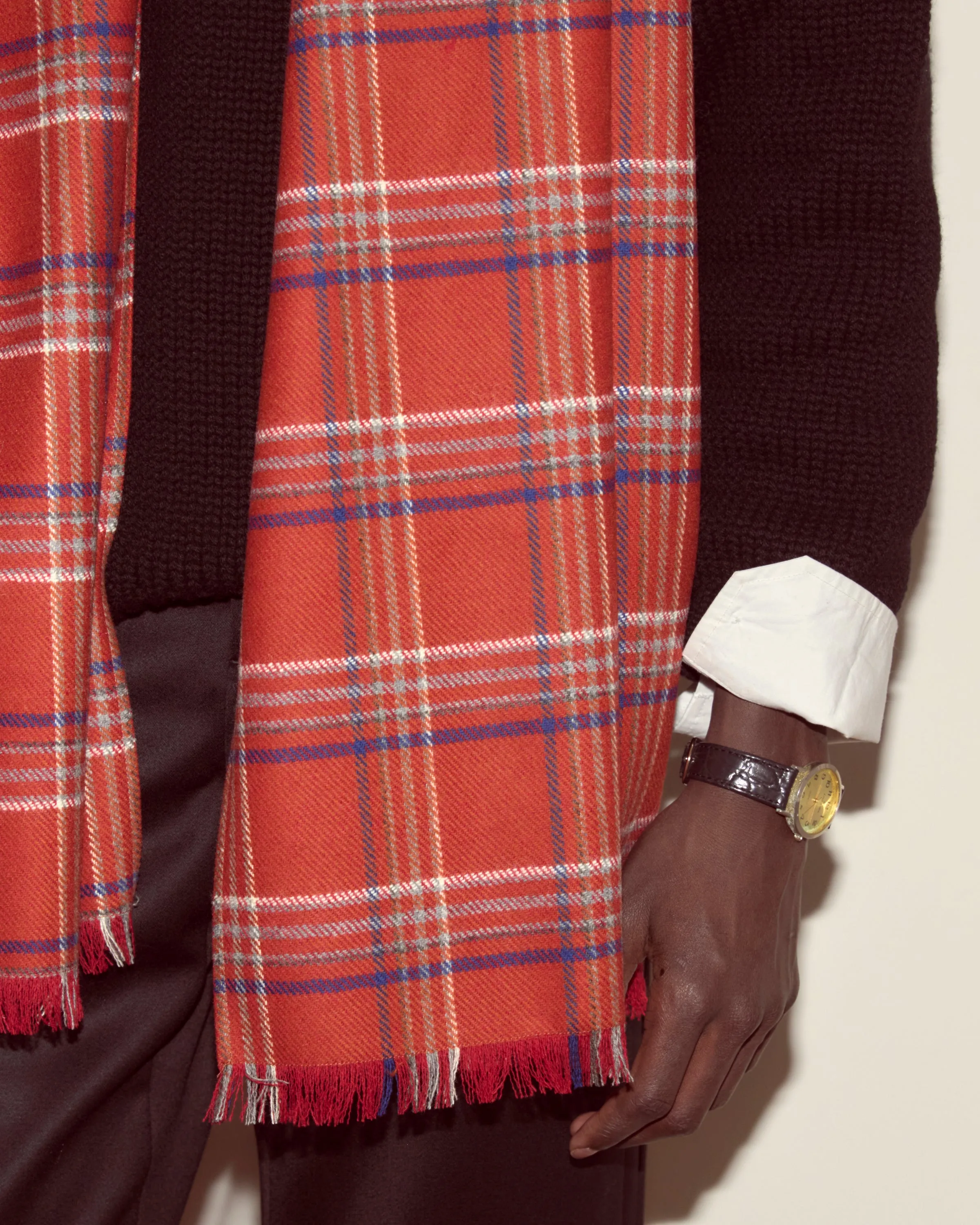 Gable Plaid Scarf sold by BODE product image thumbnail 2