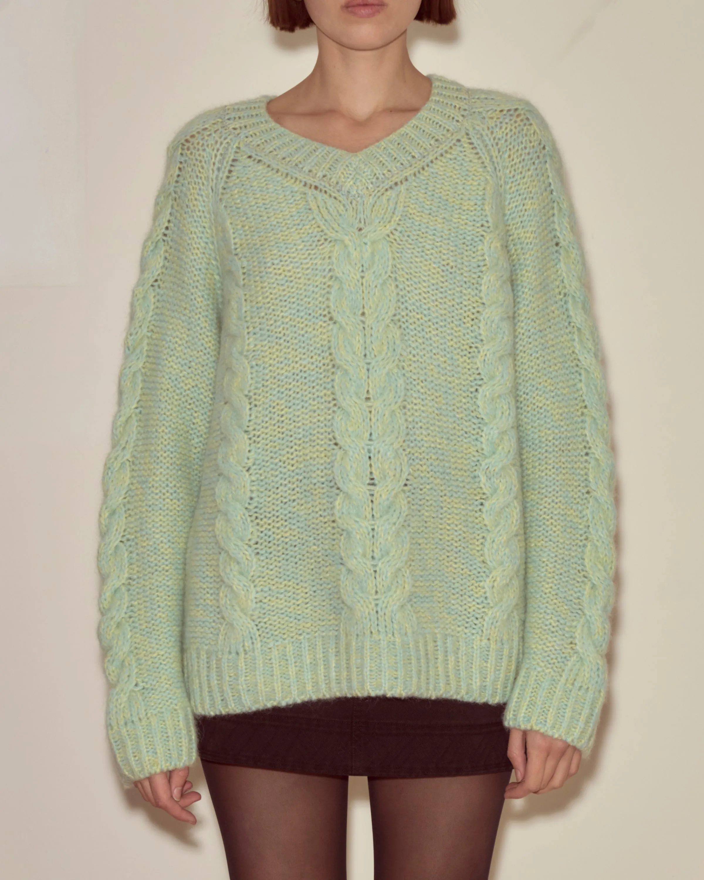 Eiderdown Sweater - Seafoam sold by BODE product image thumbnail 2