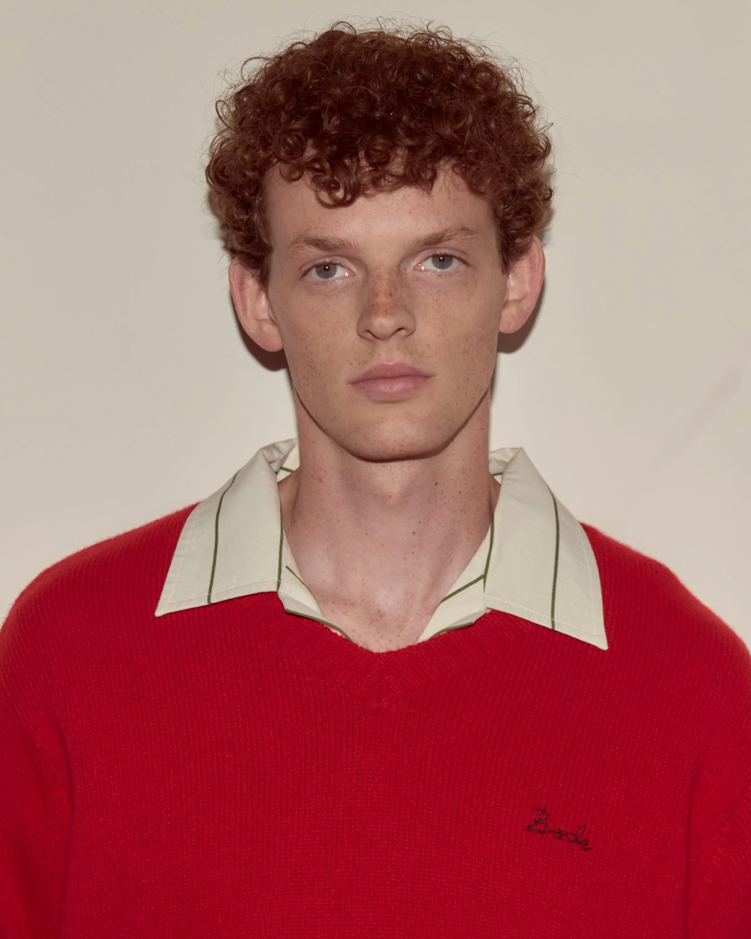 Currant Sweater - Red sold by BODE