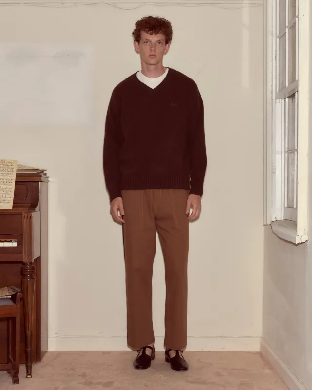 Currant Sweater - Dark Brown sold by BODE