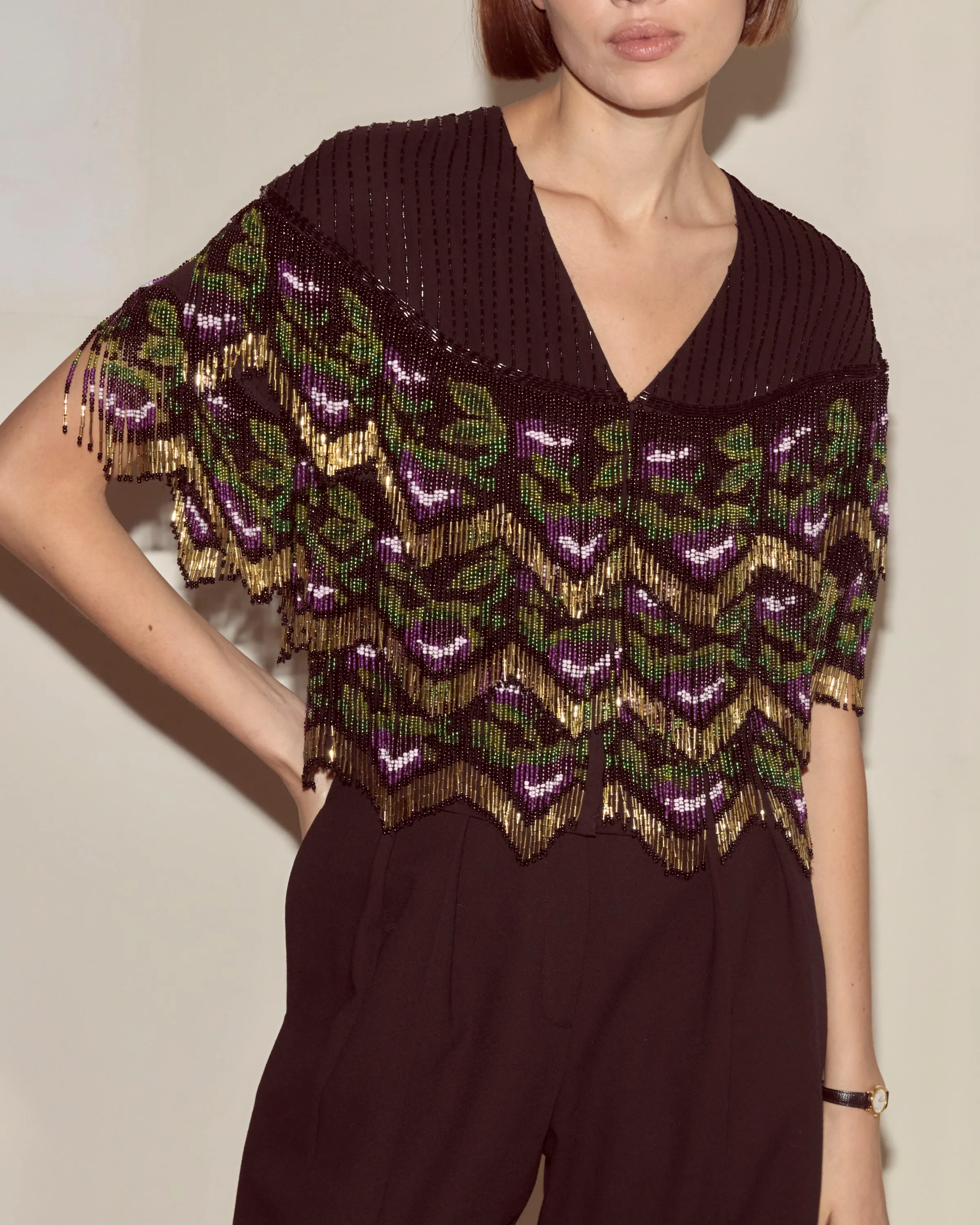 Beaded Carnegie Top sold by BODE product image thumbnail 2