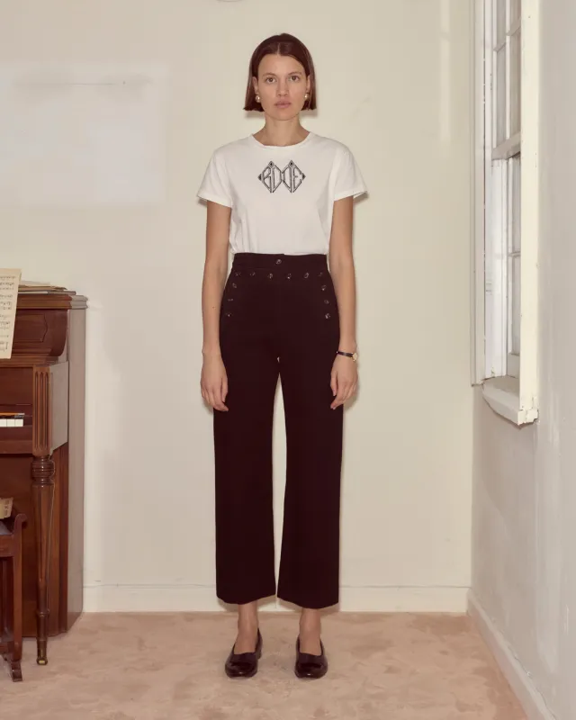 Denim Sailor Trousers - Black sold by BODE