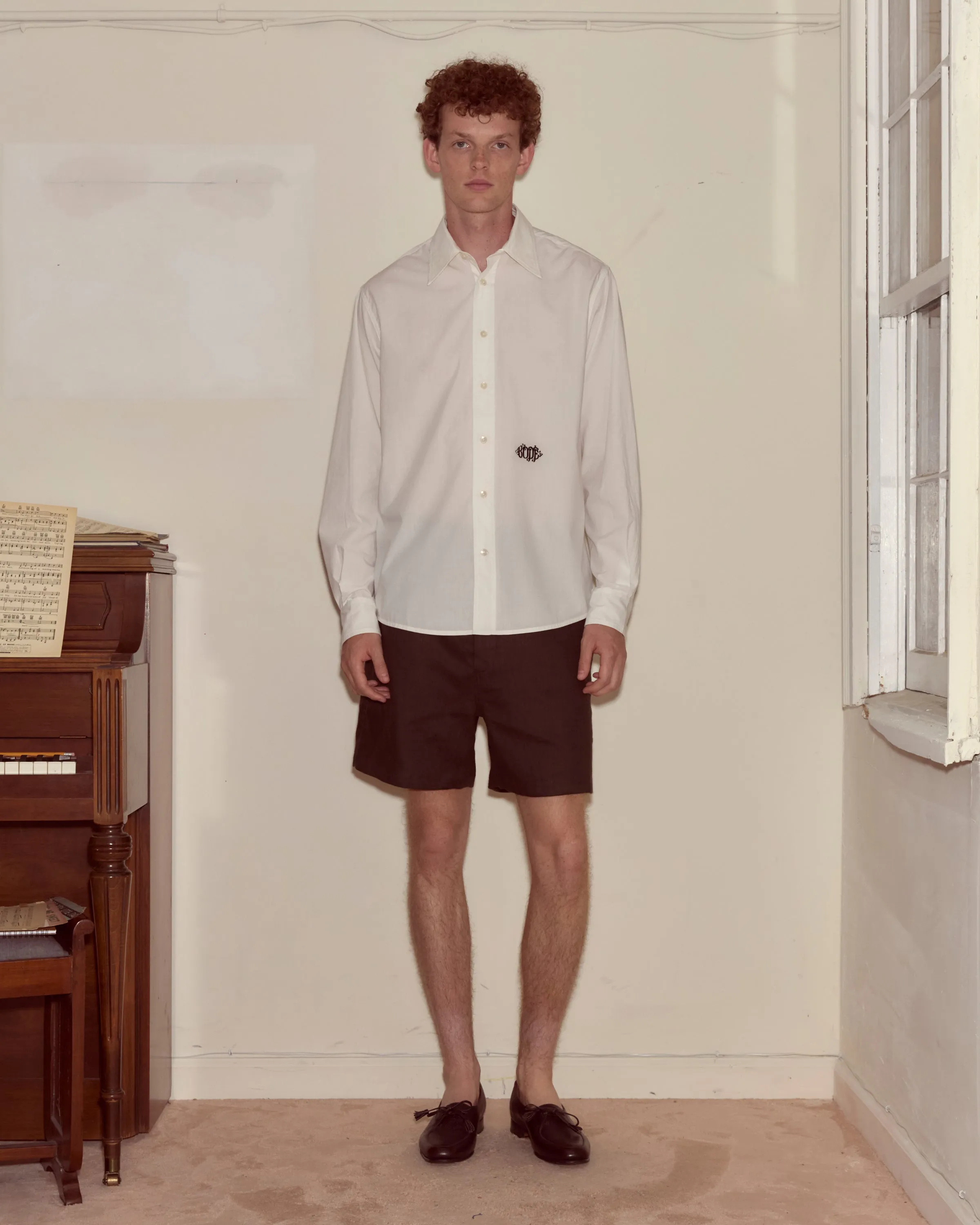 Monogrammed Poplin Shirt sold by BODE