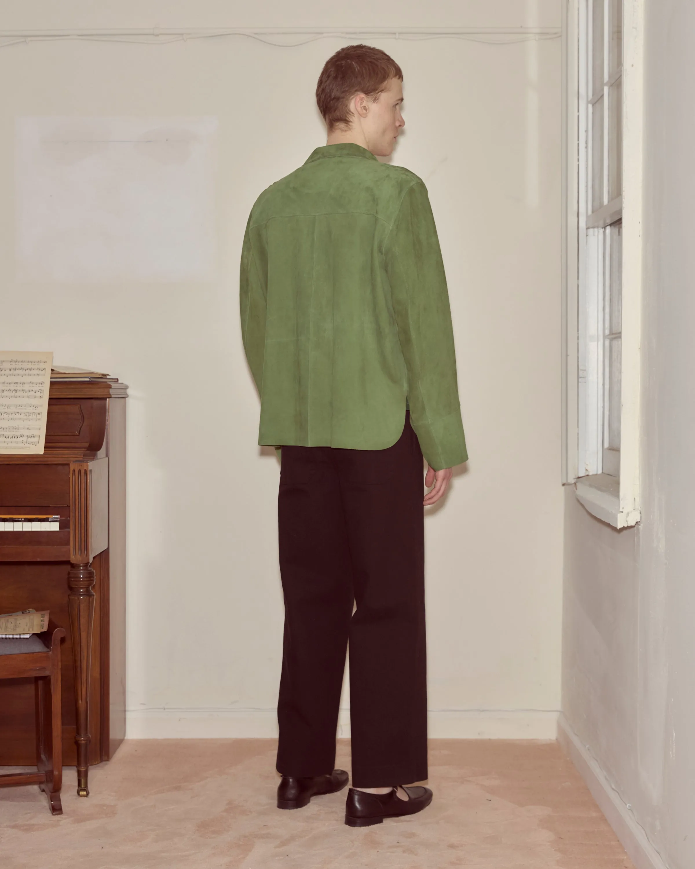 Suede Overshirt - Green sold by BODE product image thumbnail 3