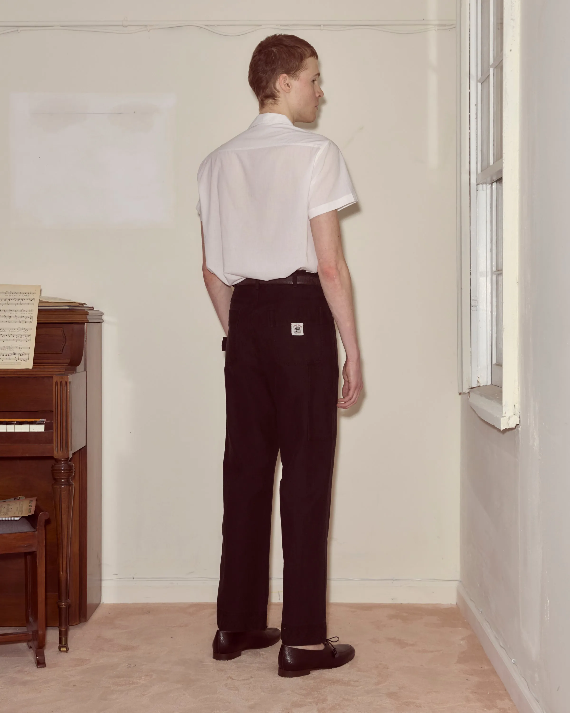 Embroidered Denim Knolly Brook Trousers - Black sold by BODE product image thumbnail 3