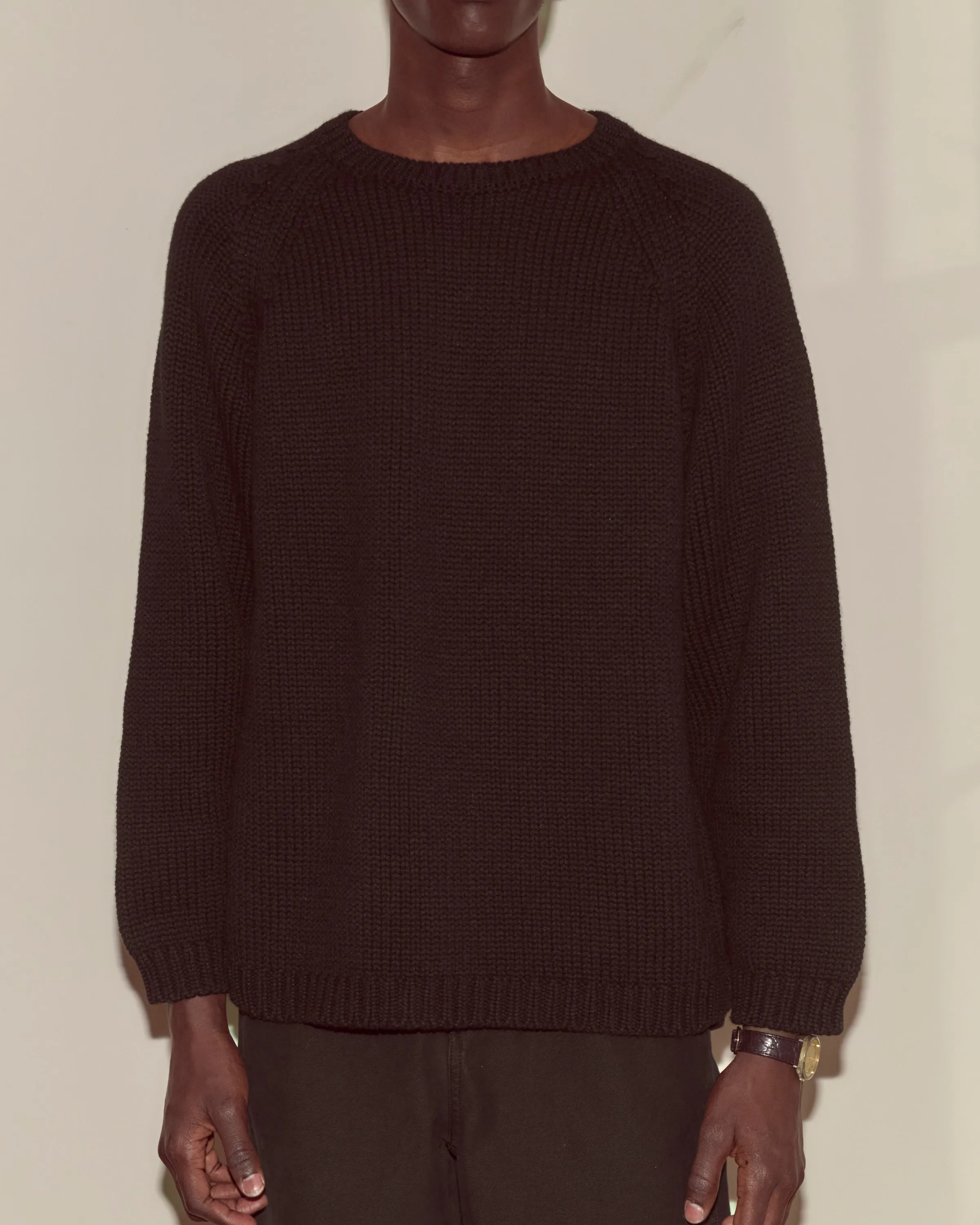 Cashmere Crewneck - Black sold by BODE product image thumbnail 2