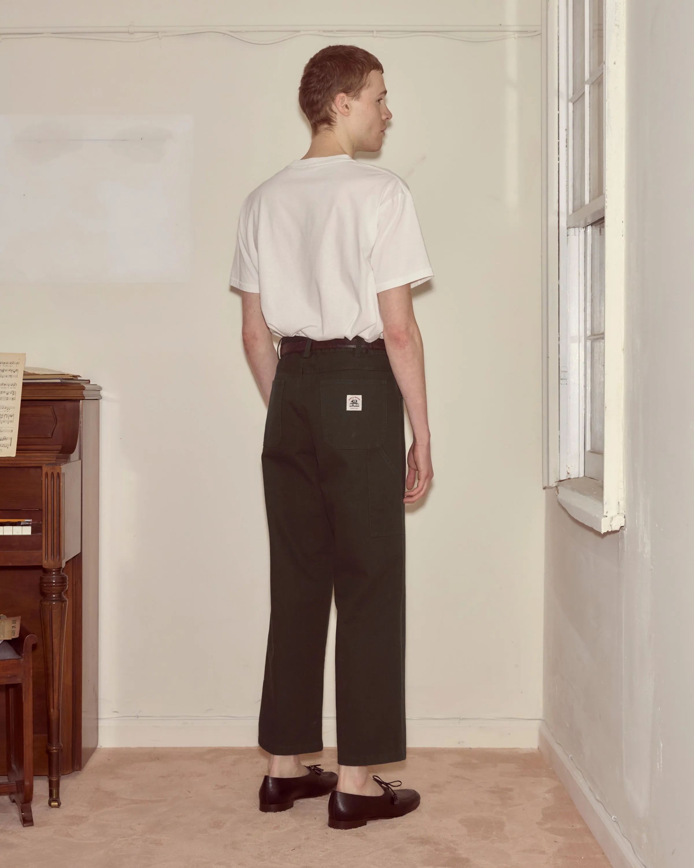 Twill Knolly Brook Trousers - Dark Green sold by BODE product image thumbnail 3