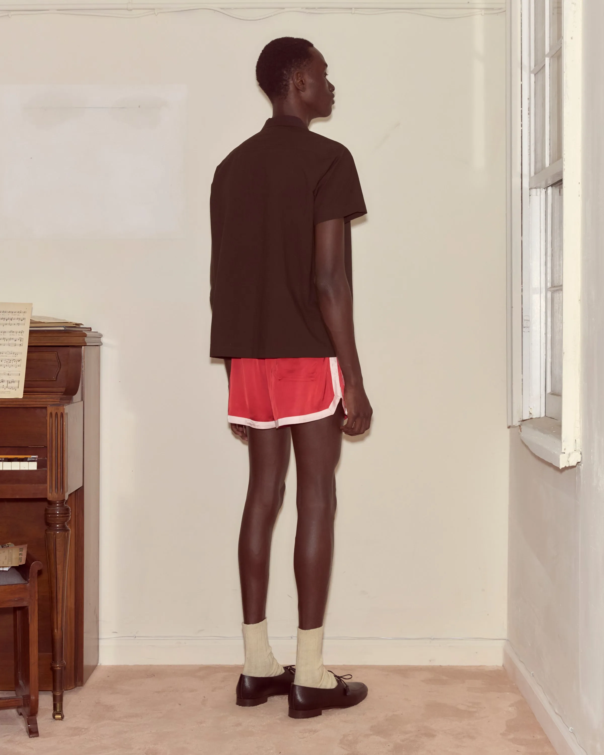 Voile Short Sleeve Shirt - Brown sold by BODE product image thumbnail 3