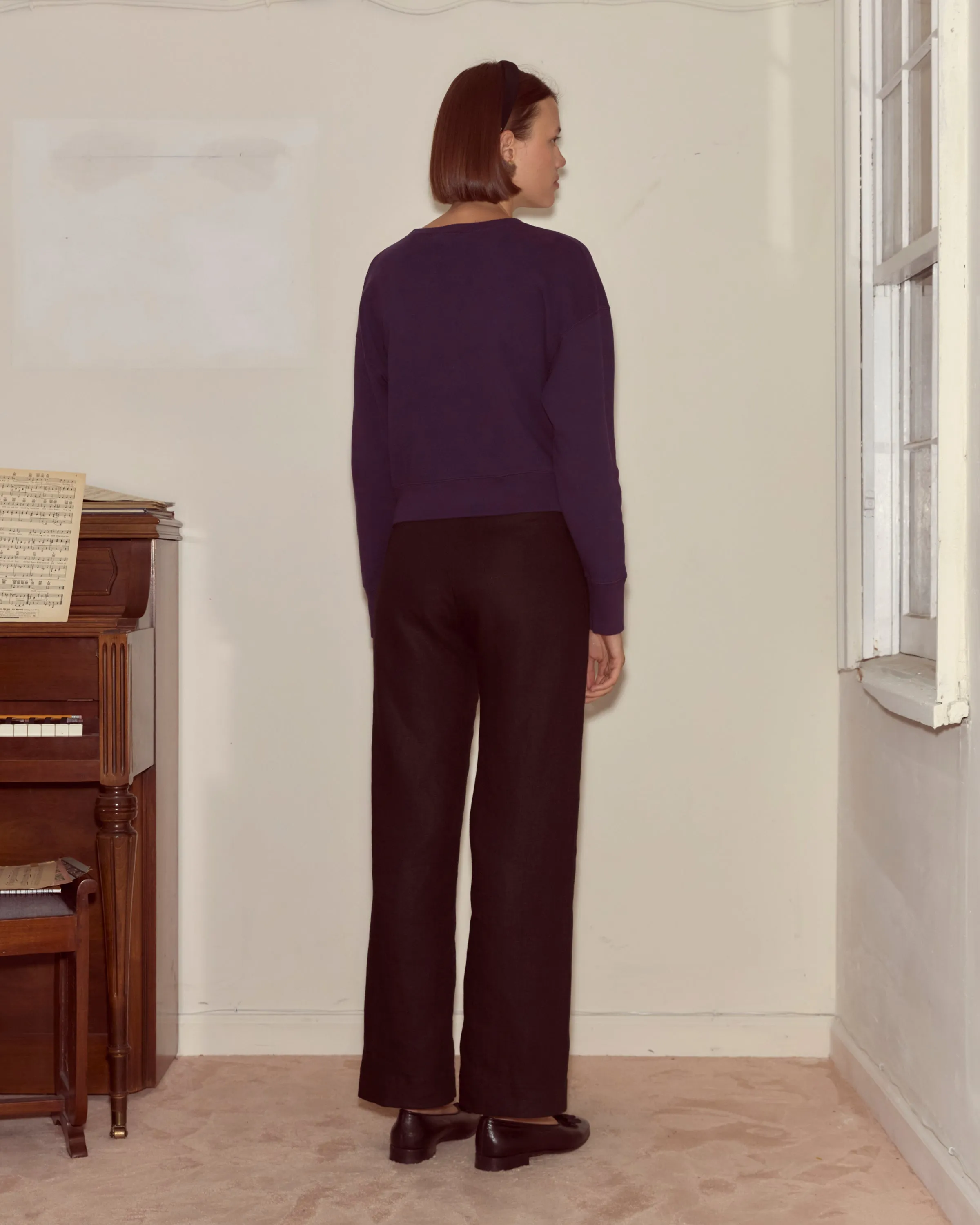 Theatre Crewneck - Dark Purple sold by BODE product image thumbnail 3