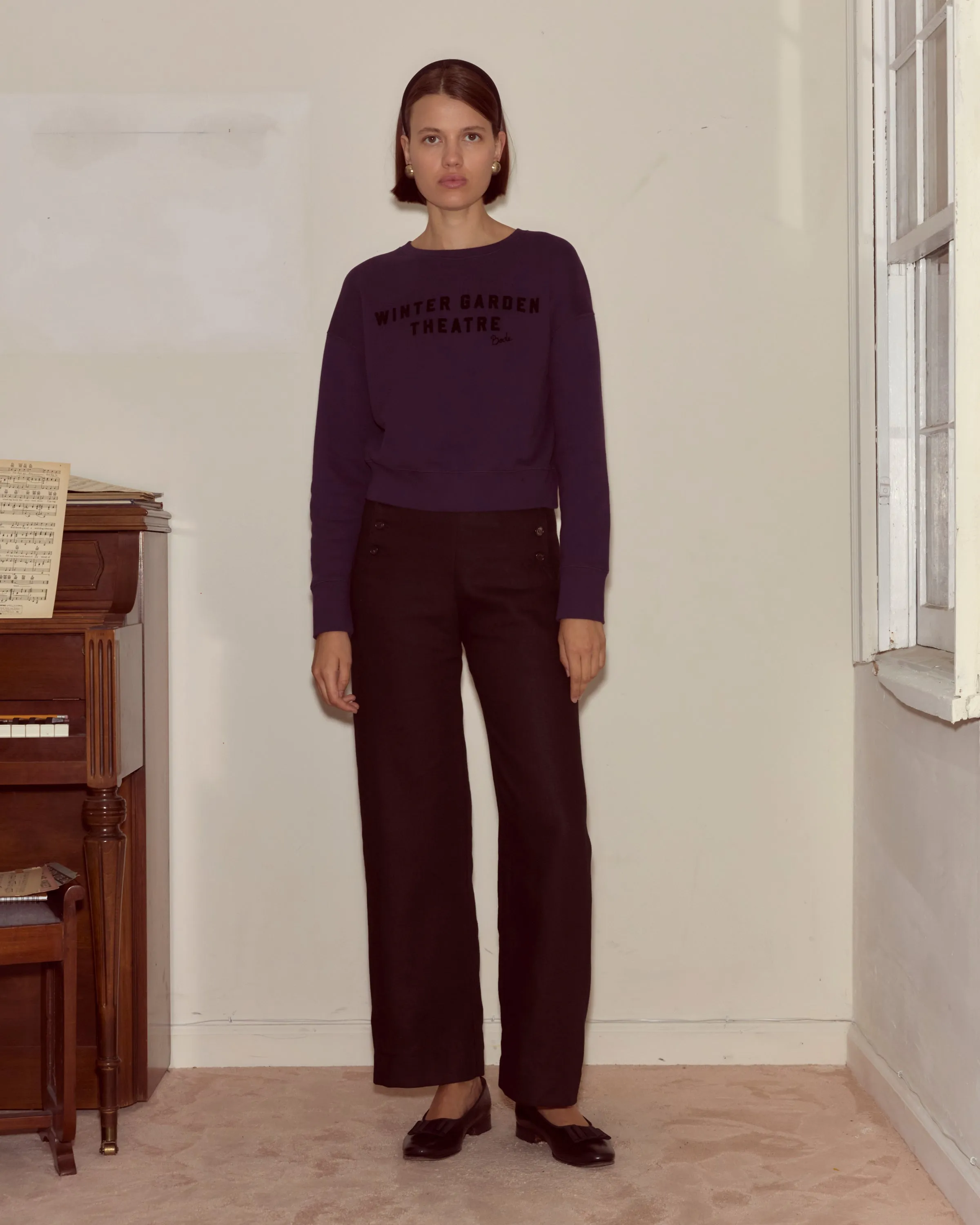 Theatre Crewneck - Dark Purple sold by BODE product image thumbnail 2