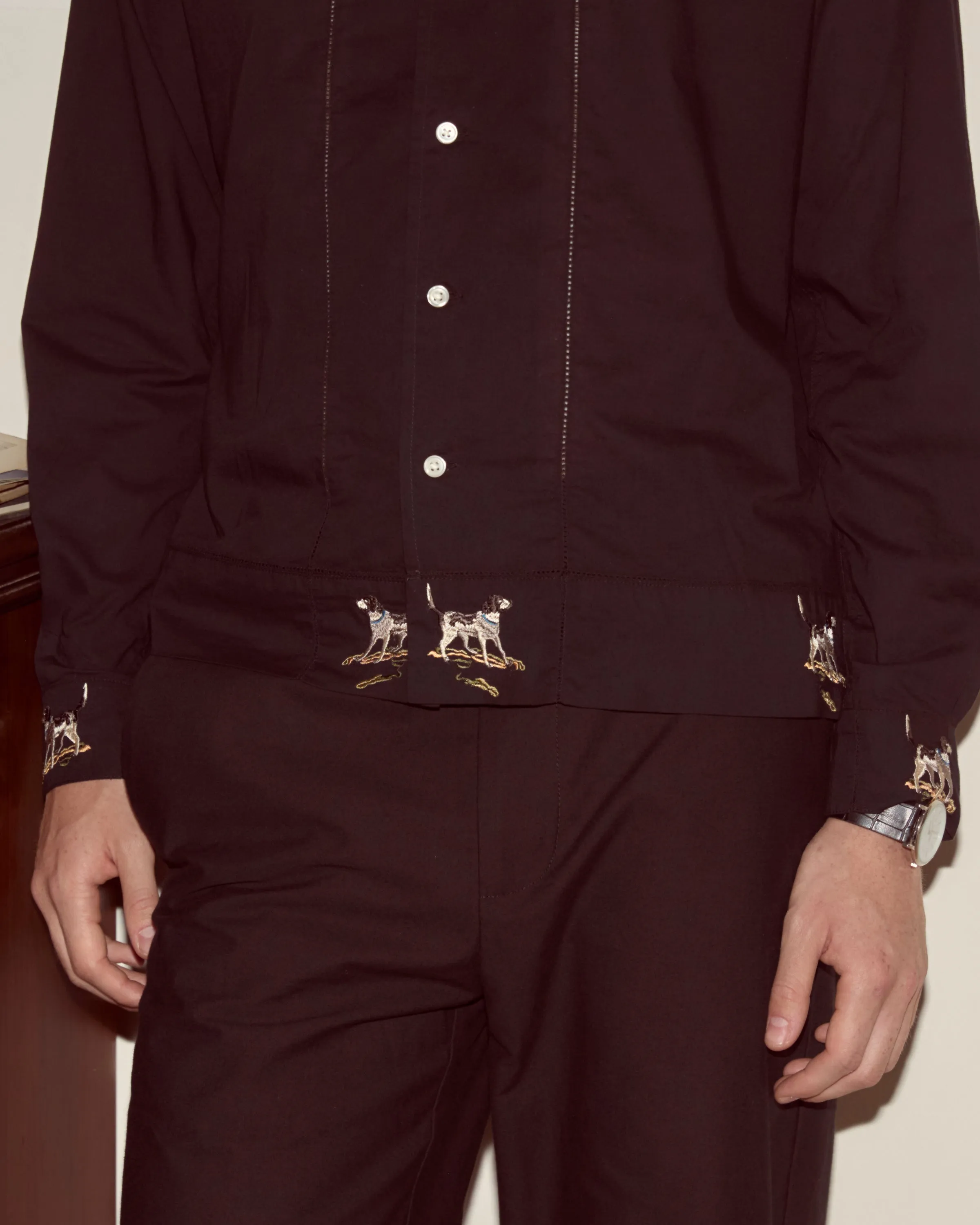 Pointer Long Sleeve Shirt sold by BODE product image thumbnail 3