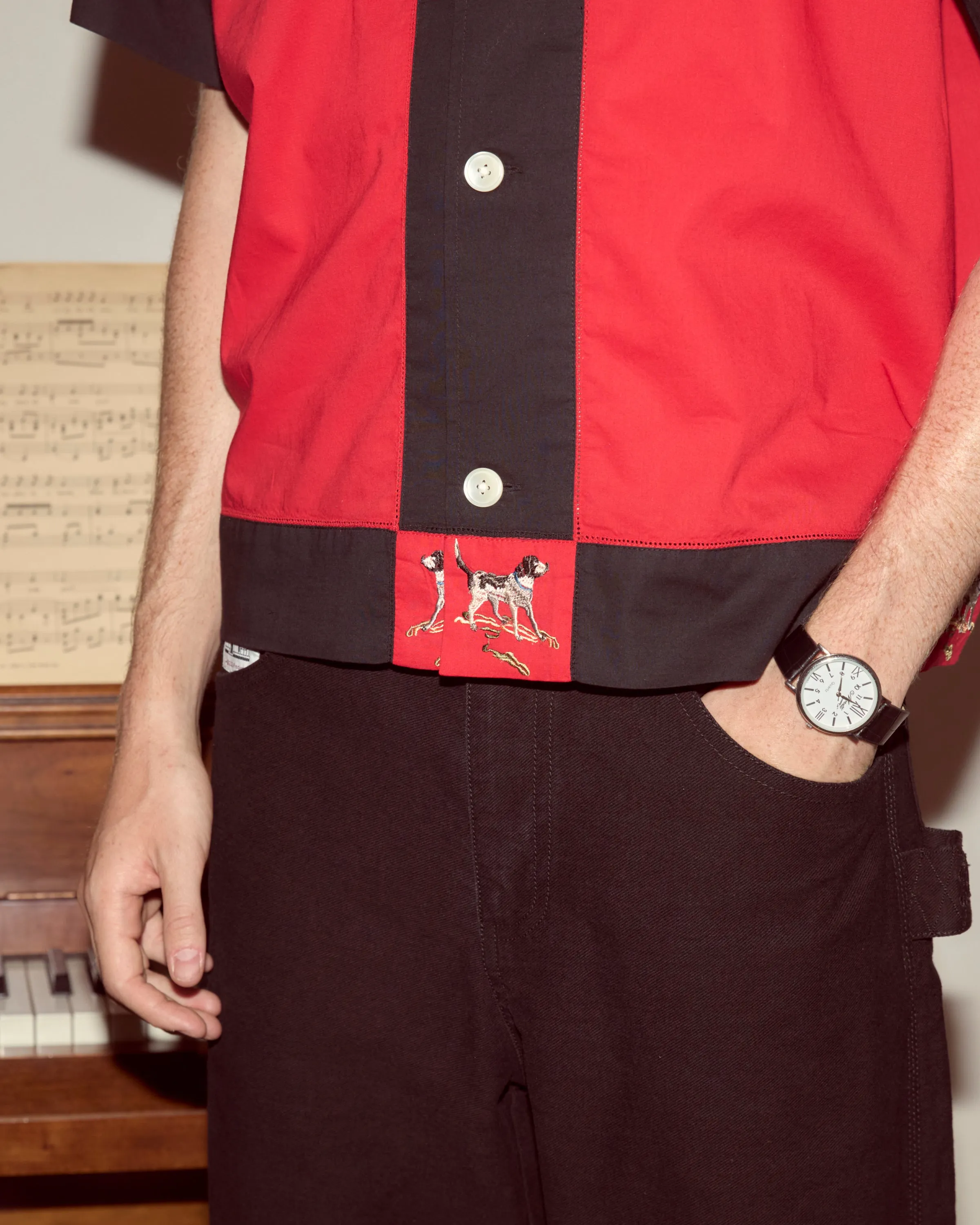 Pointer Short Sleeve Shirt sold by BODE product image thumbnail 2