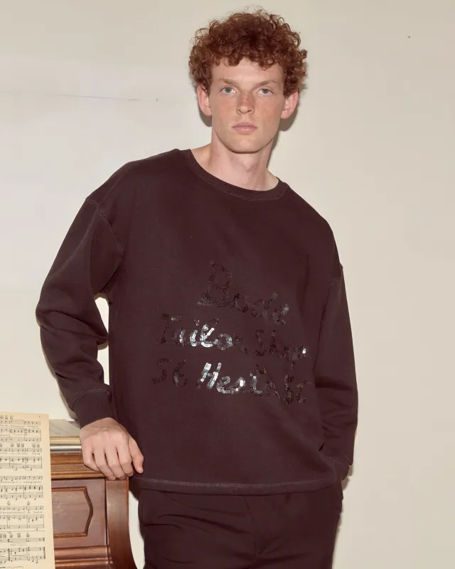 Tailor Shop Crewneck - Black sold by BODE