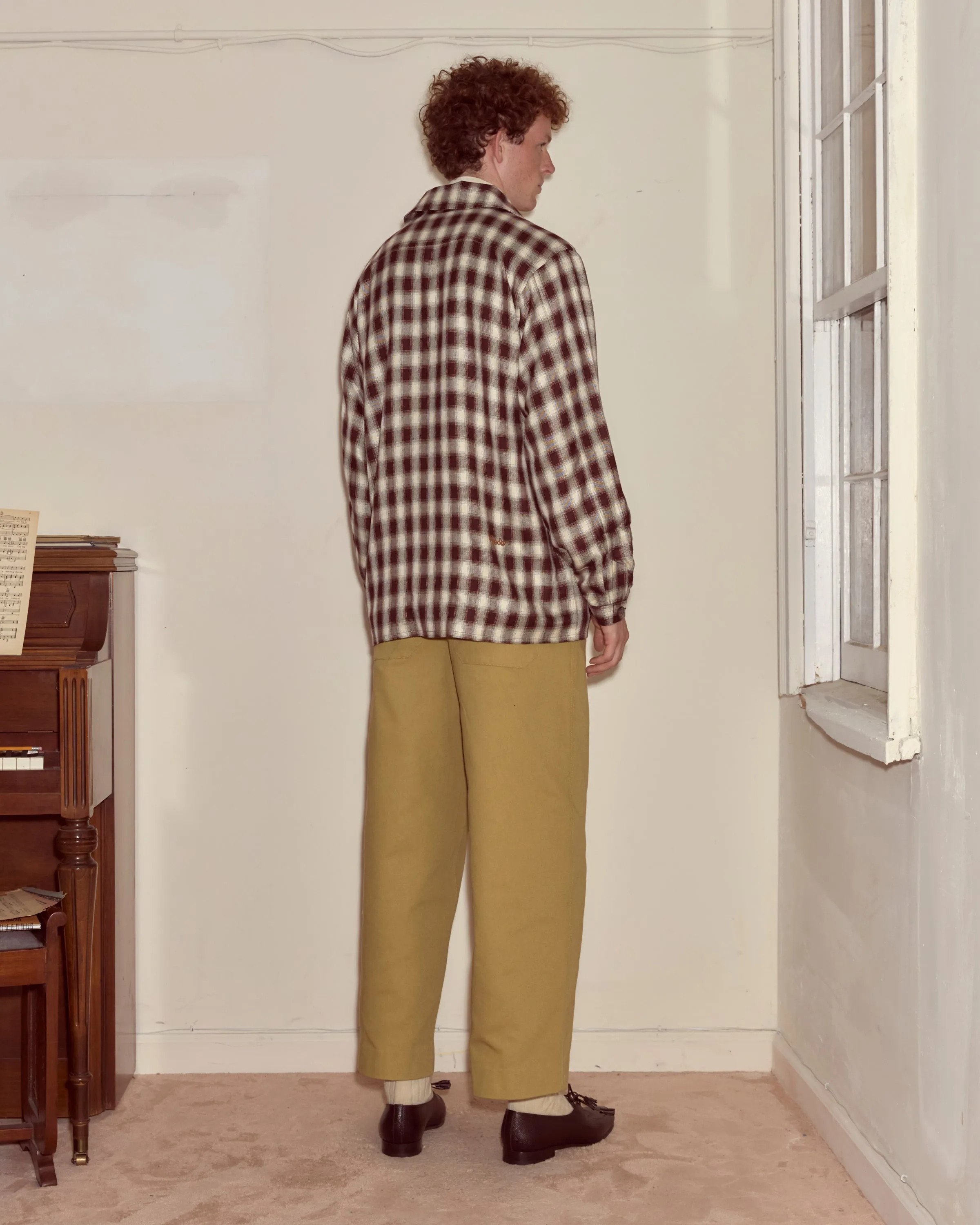 Shadow Plaid Franck Jacket sold by BODE product image thumbnail 3