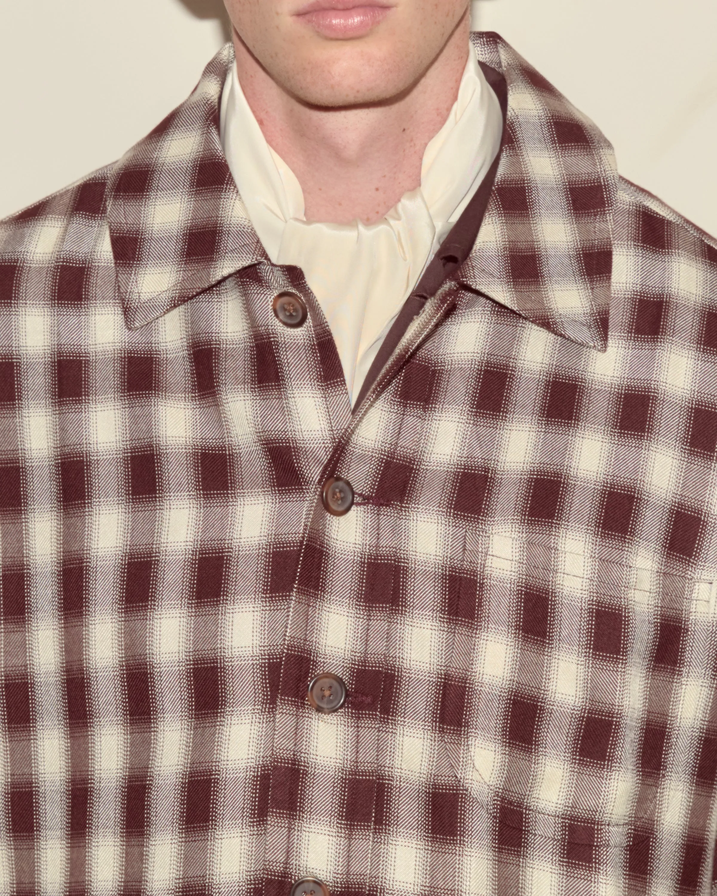 Shadow Plaid Franck Jacket sold by BODE product image thumbnail 2