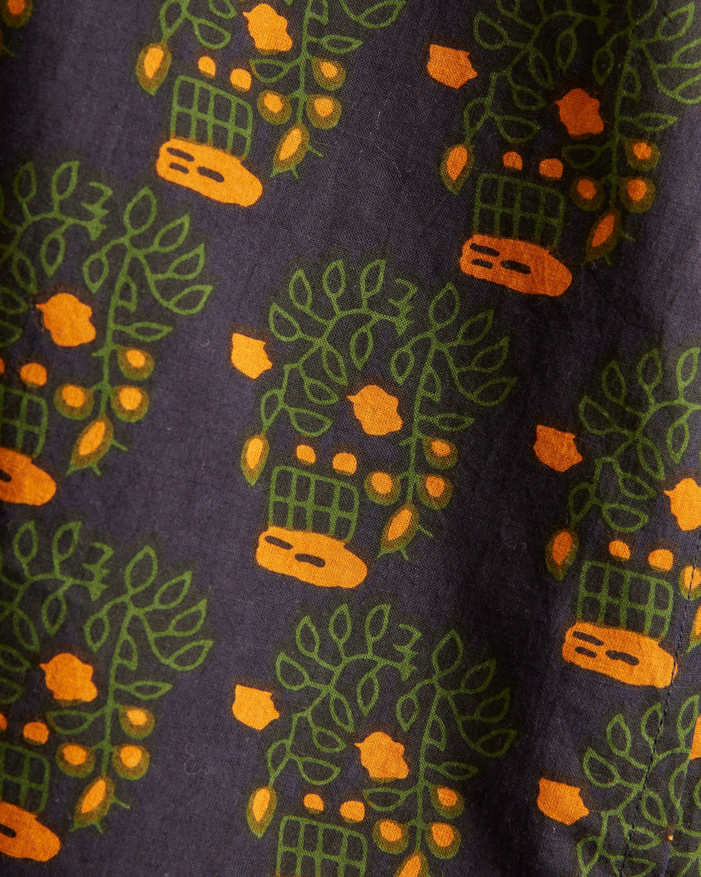 Trellis Block Print Short Sleeve Shirt sold by BODE product image thumbnail 3