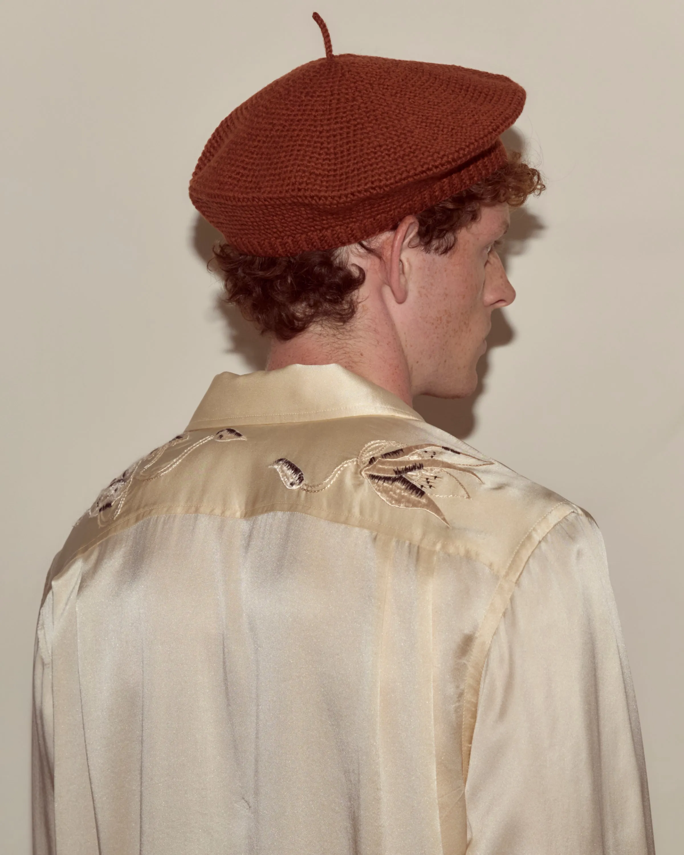 Crochet Beret - Tobacco sold by BODE product image thumbnail 2