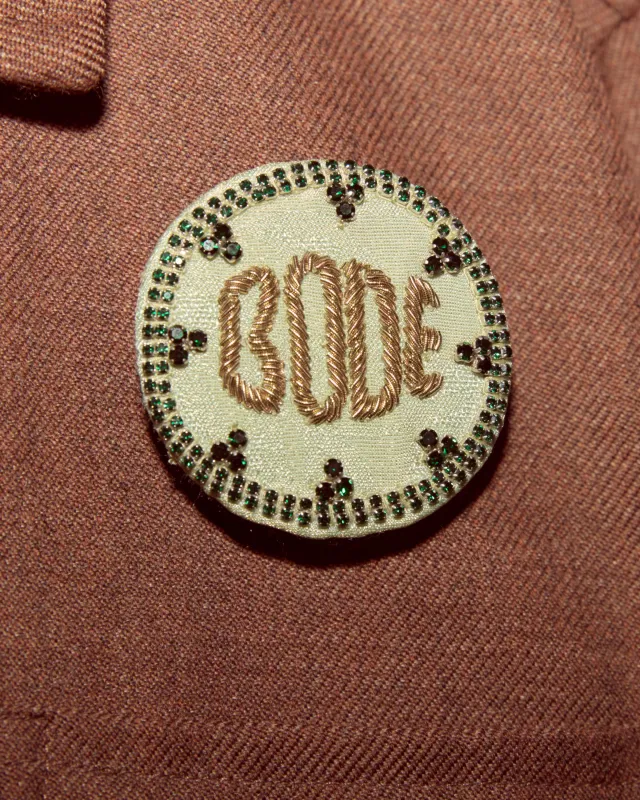 Willow Brooch - Green sold by BODE