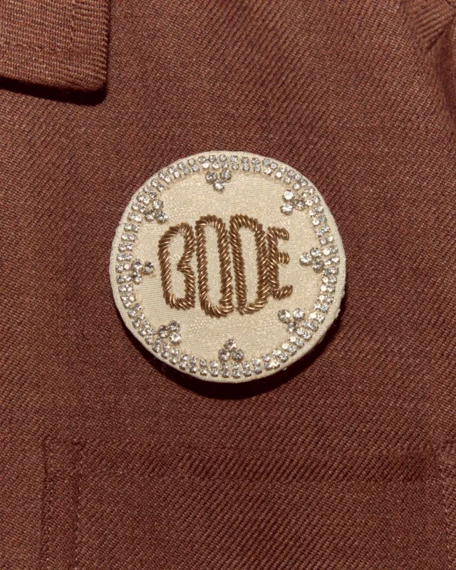 Willow Brooch - White sold by BODE