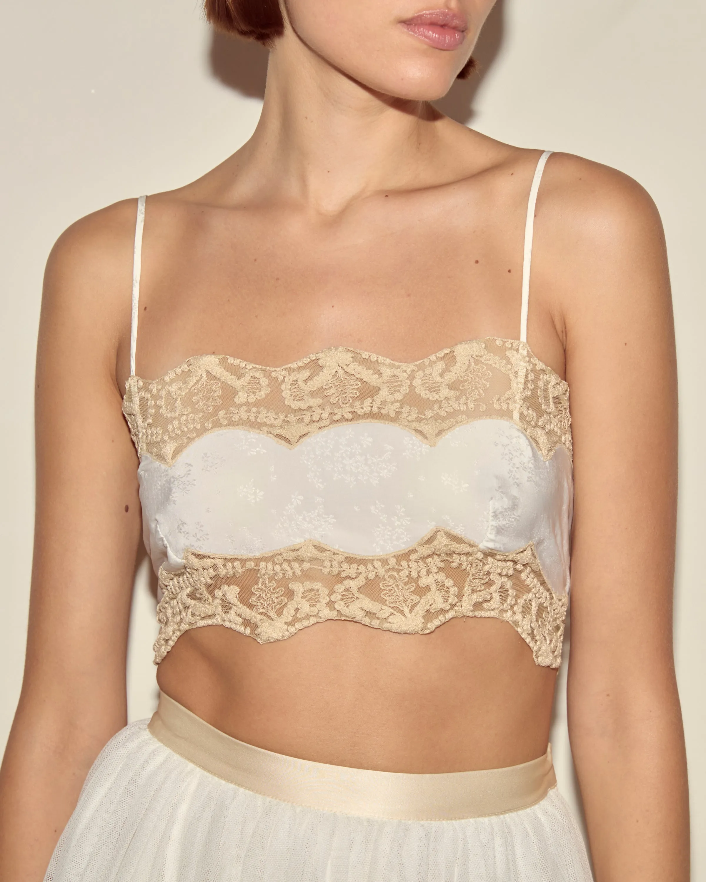 Trousseau Lace Bra sold by BODE product image thumbnail 2