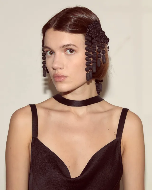 Jet Braid Barrette sold by BODE