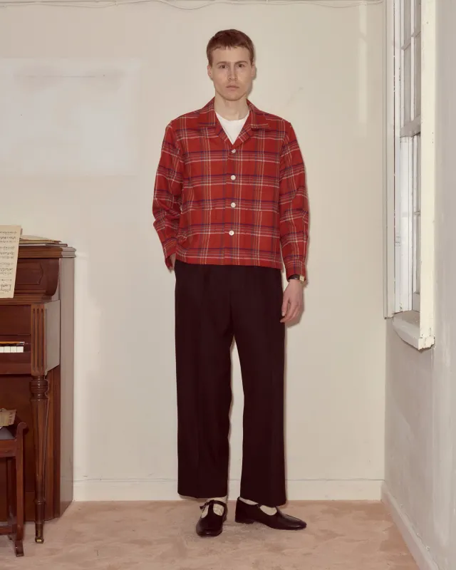 Gable Plaid Overshirt sold by BODE