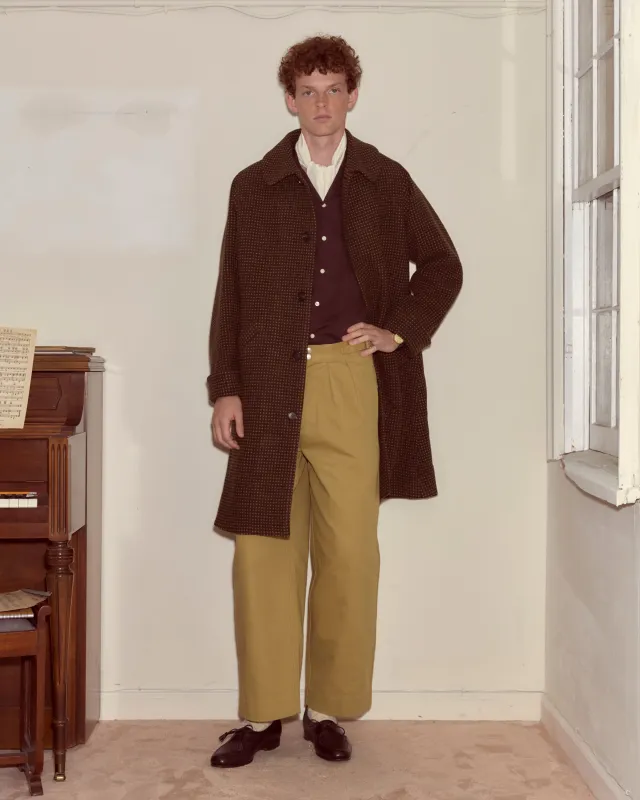 Hedgerow Coat - Green sold by BODE