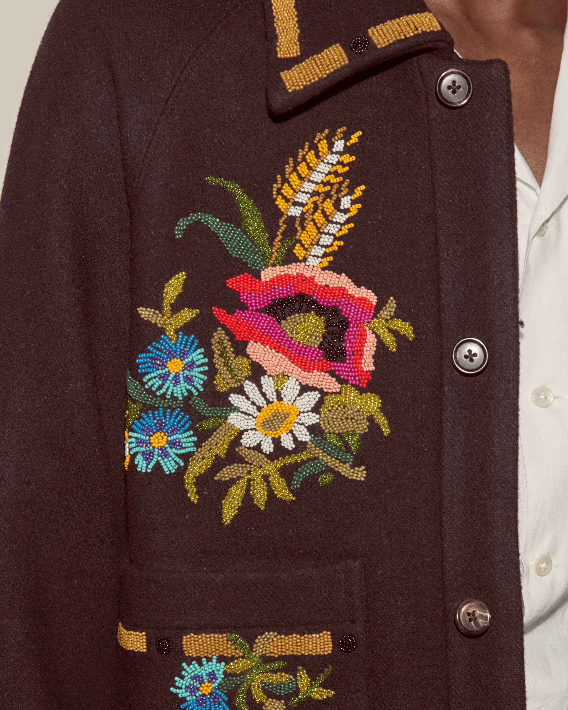 Beaded Aquitaine Jacket sold by BODE product image thumbnail 3