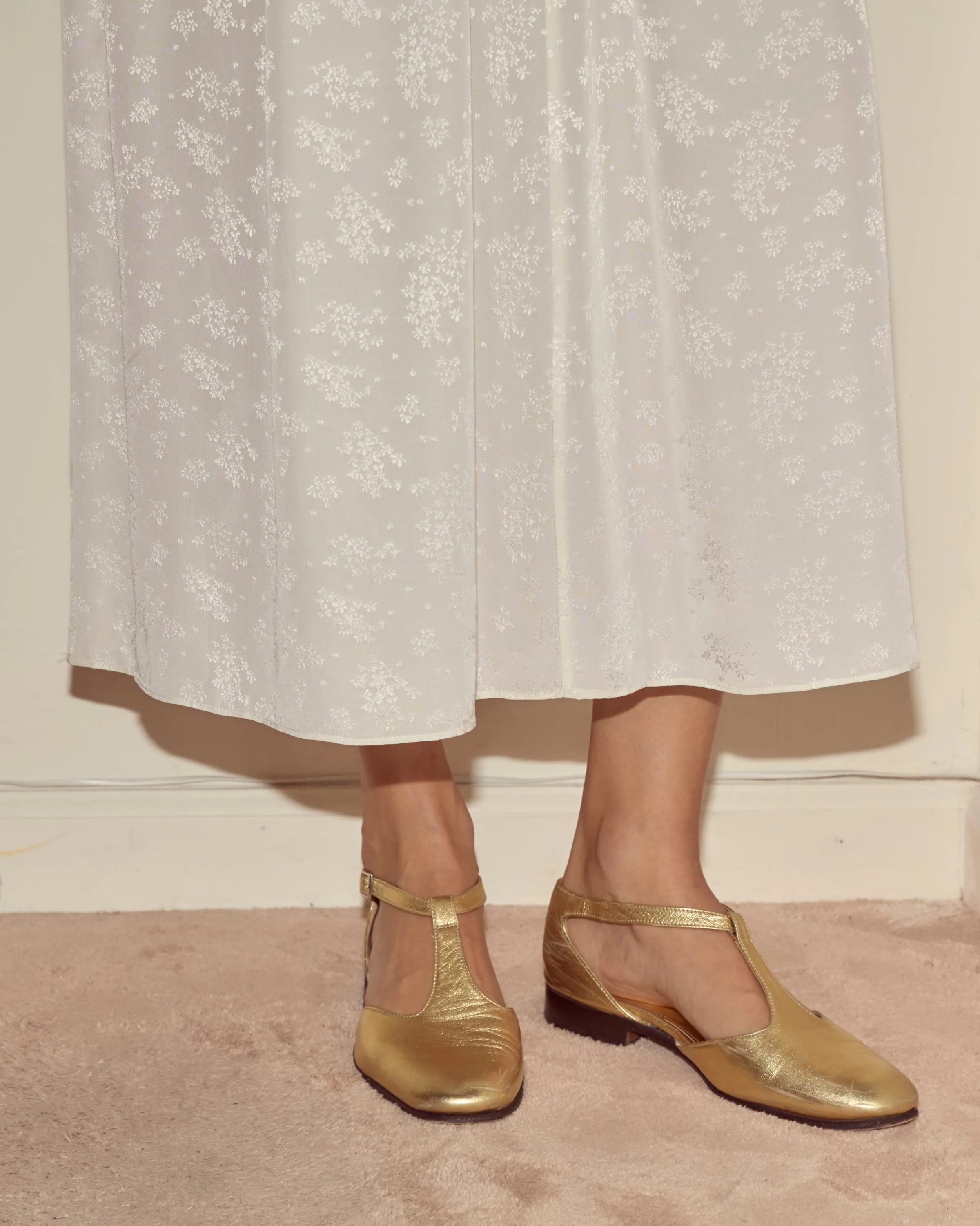 Trousseau Lace Slip Dress - Cream sold by BODE product image thumbnail 2