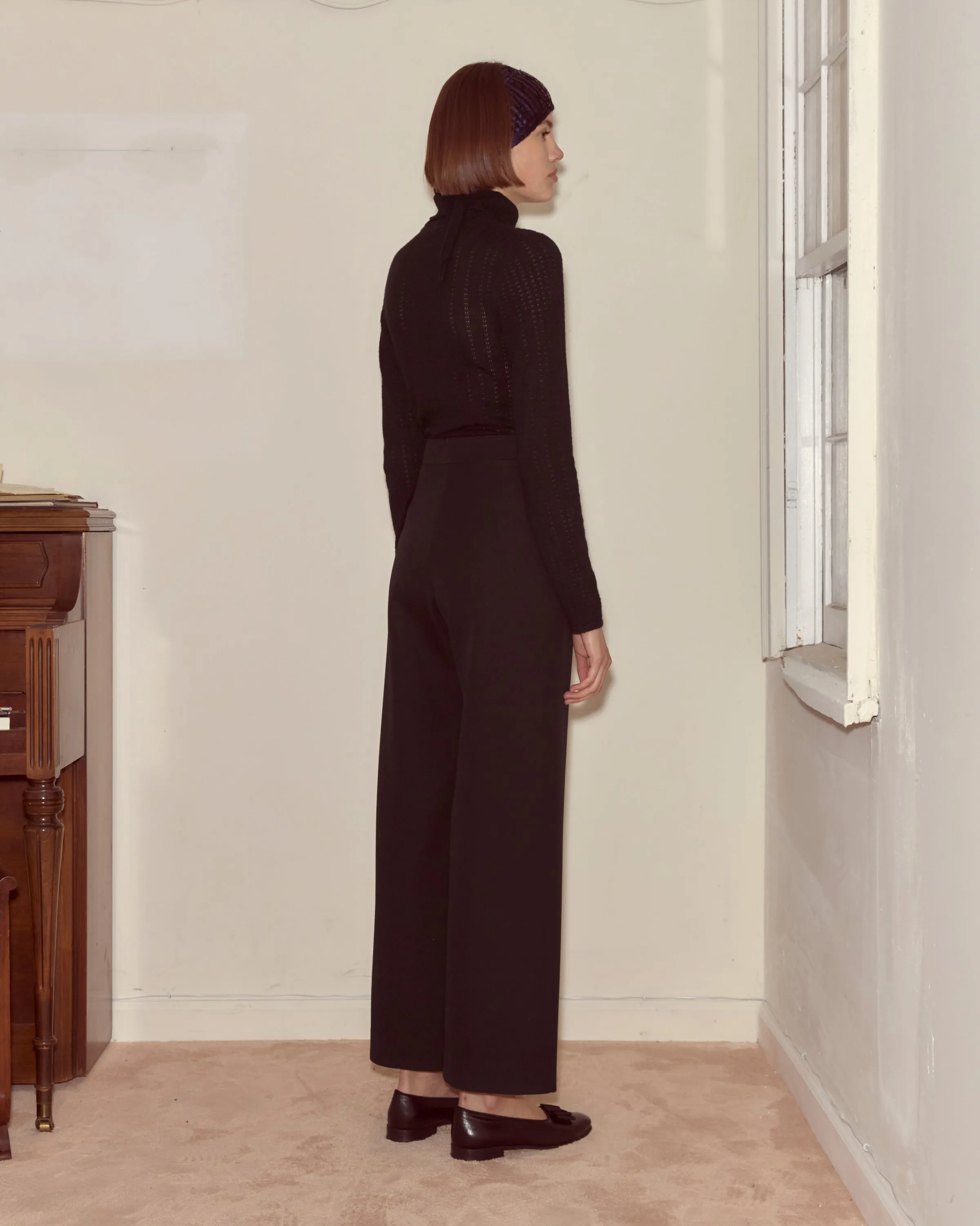 Riding Twill Sailor Trousers - Black sold by BODE product image thumbnail 3