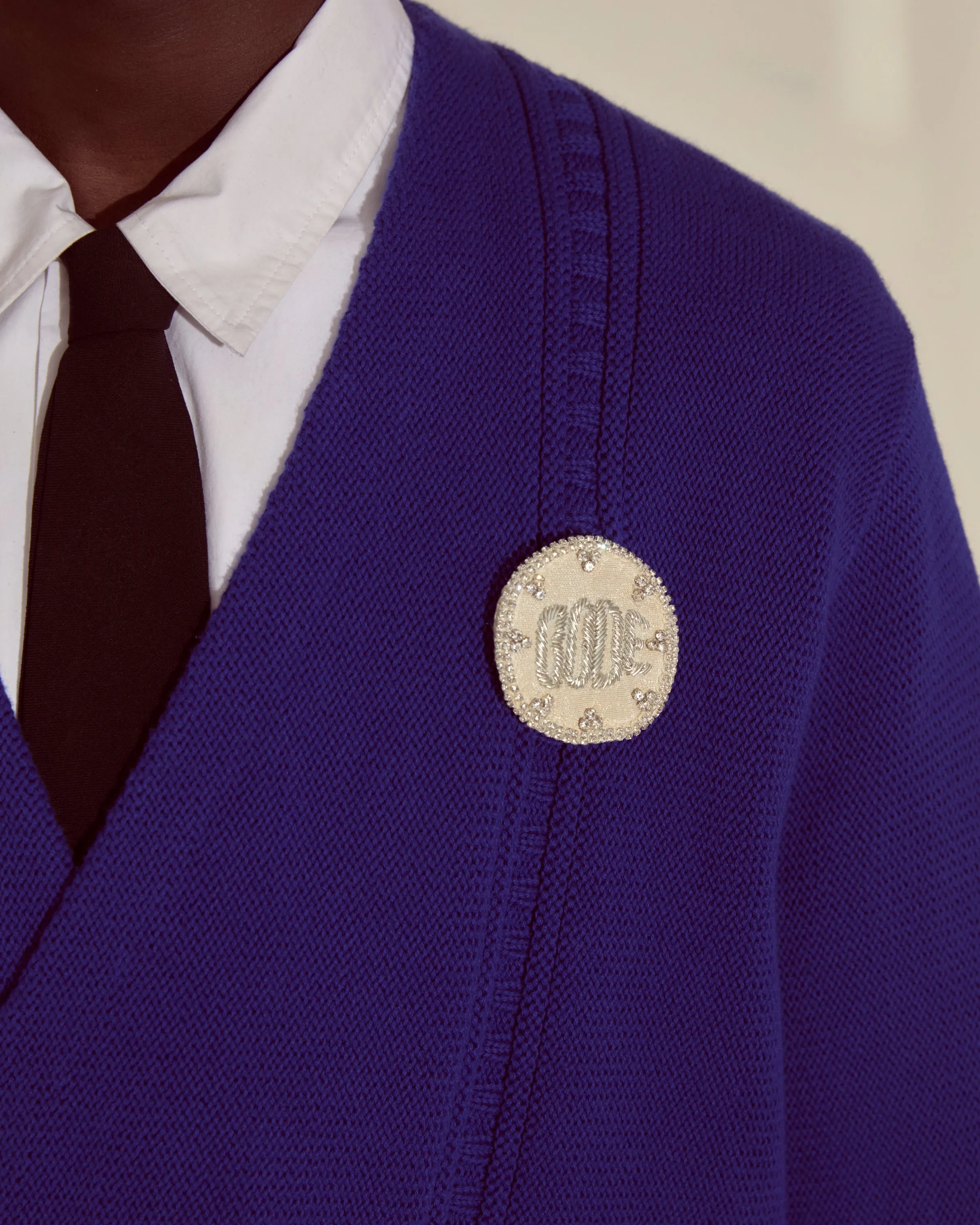 Double-Breasted Cardigan - Ultramarine sold by BODE product image thumbnail 2