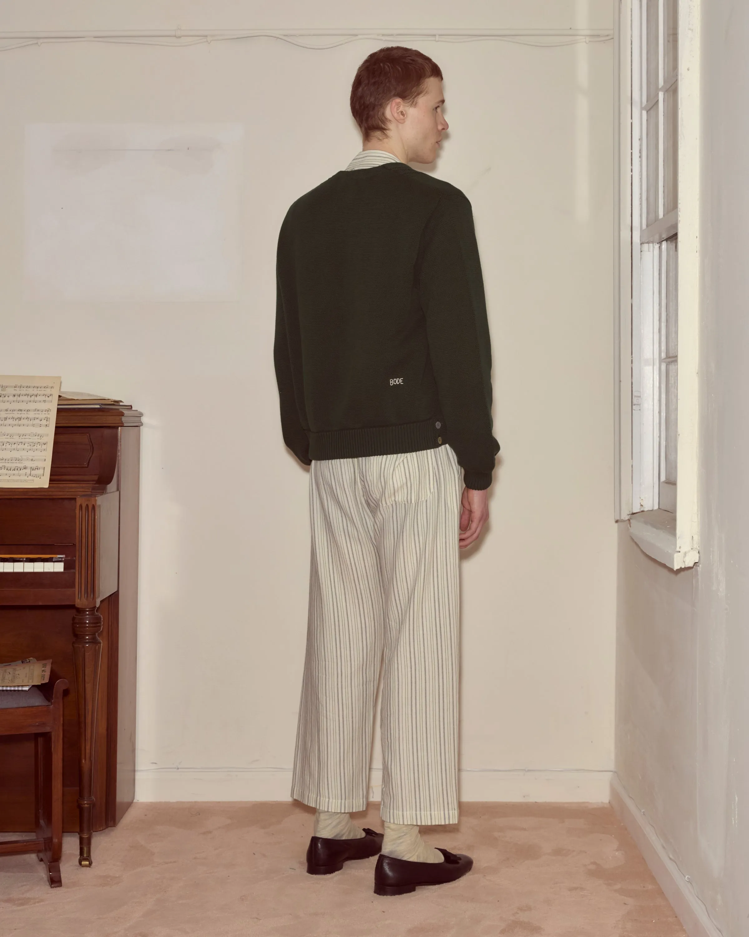 Double-Breasted Cardigan - Dark Green sold by BODE product image thumbnail 3