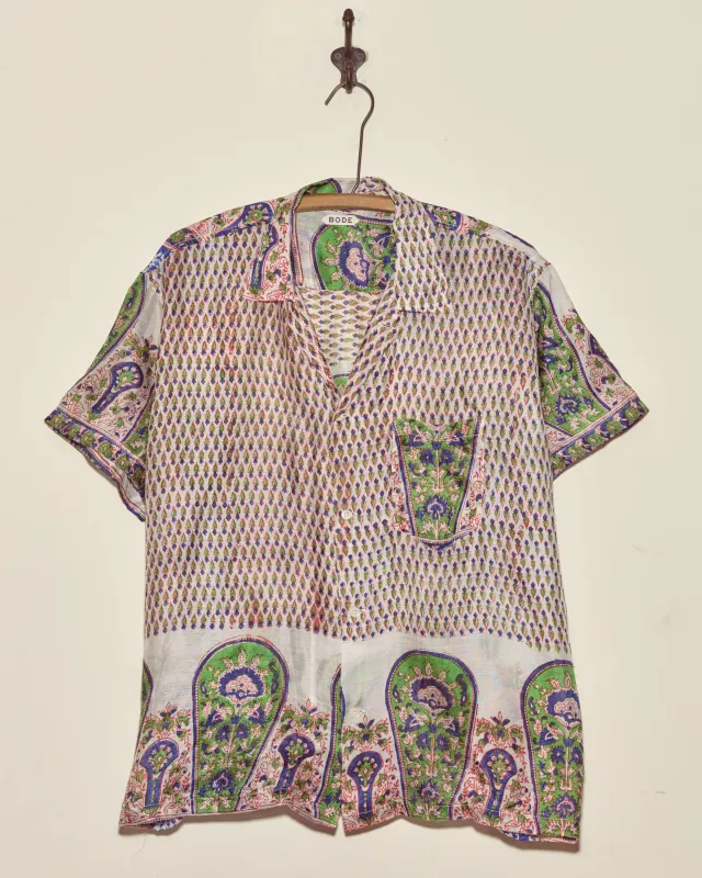 Verdigris Print Shirt - XXL sold by BODE