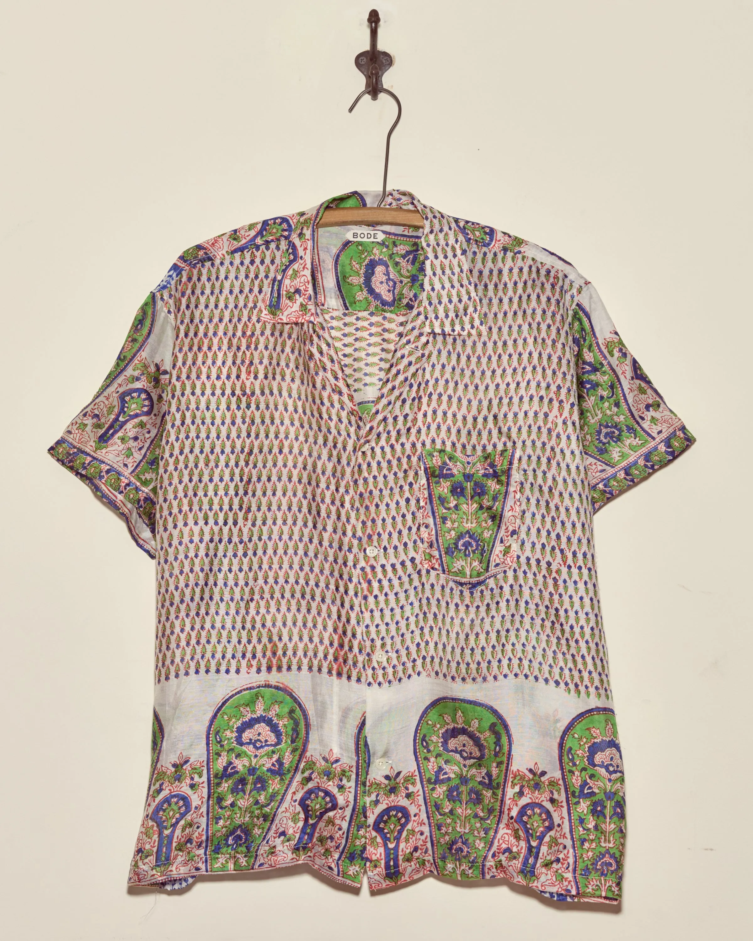 Verdigris Print Shirt - XXL sold by BODE