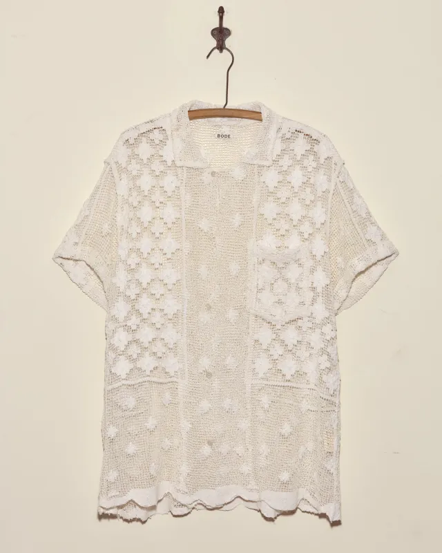 Netted Flower Shirt - S sold by BODE