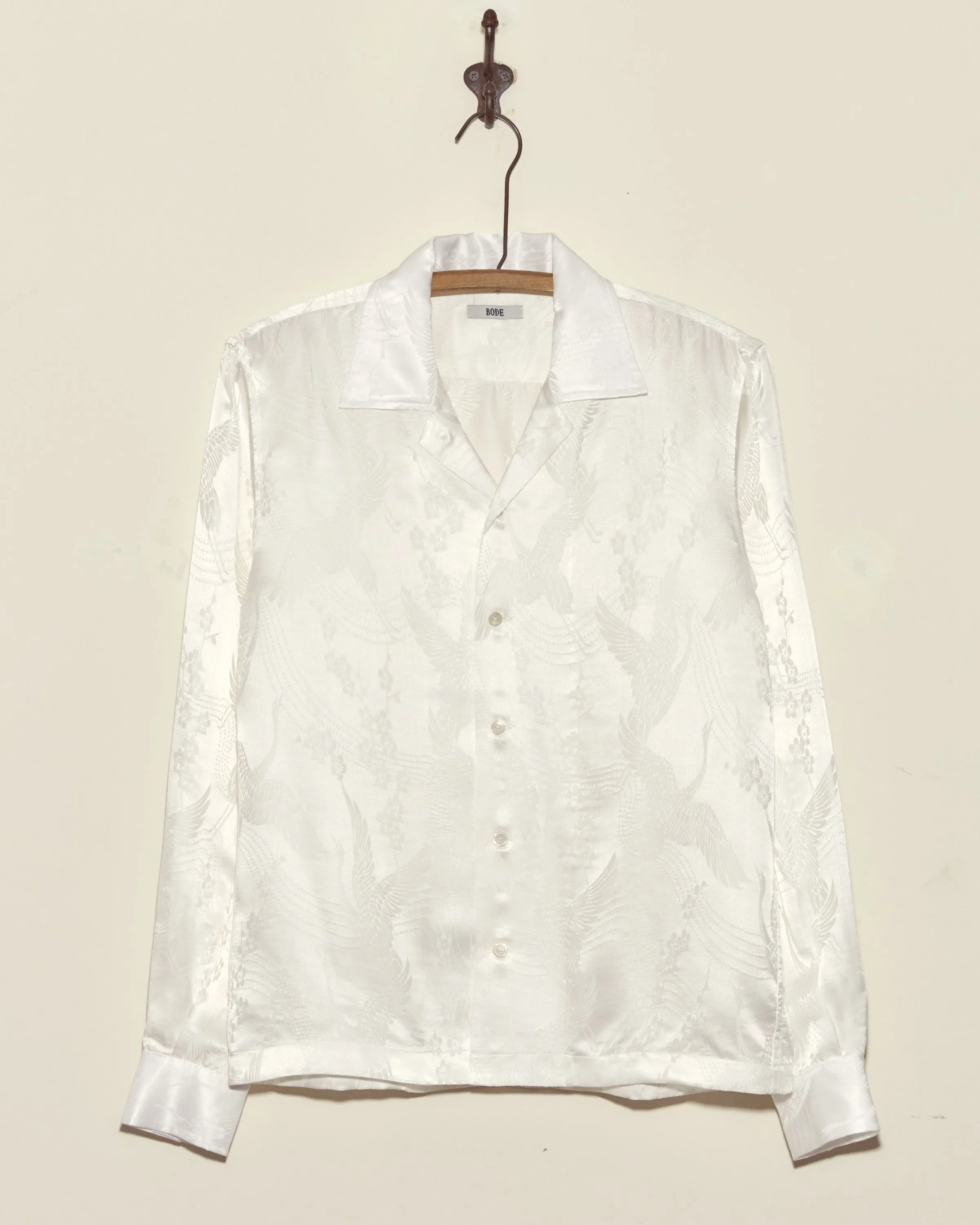 Ivory Cloud Long Sleeve Shirt sold by BODE