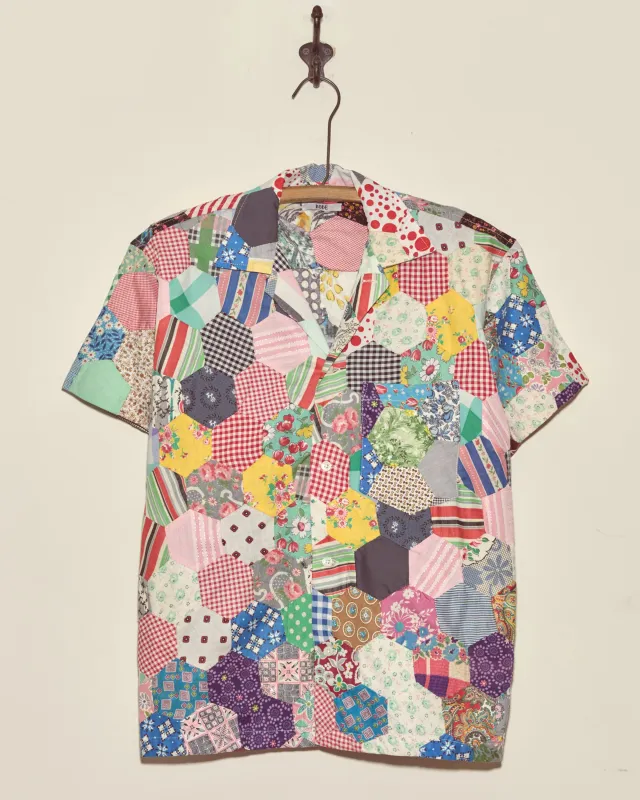 Rainbow Fish Quilt Shirt - XS/S sold by BODE