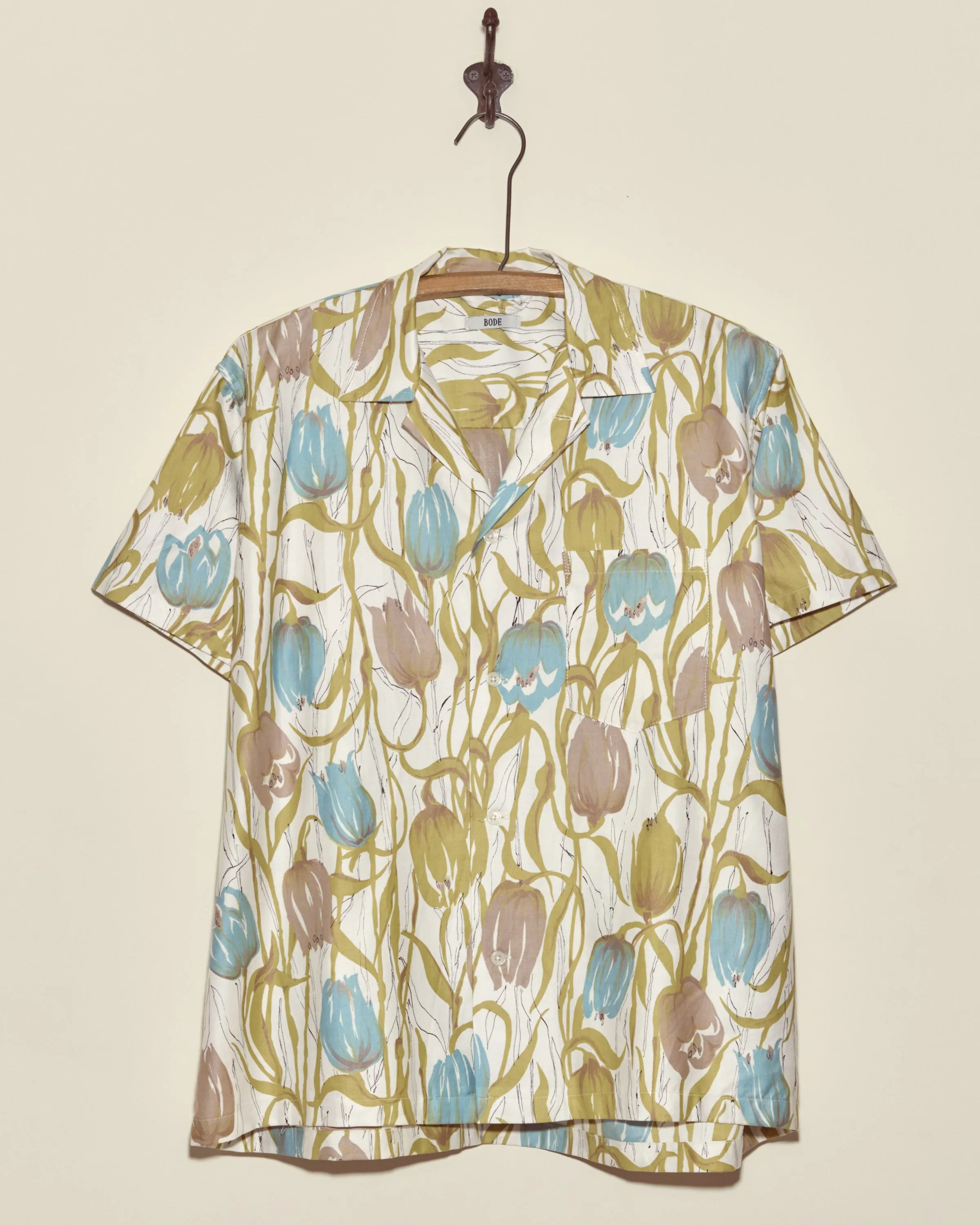Tulip Watercolor Shirt - M/L sold by BODE