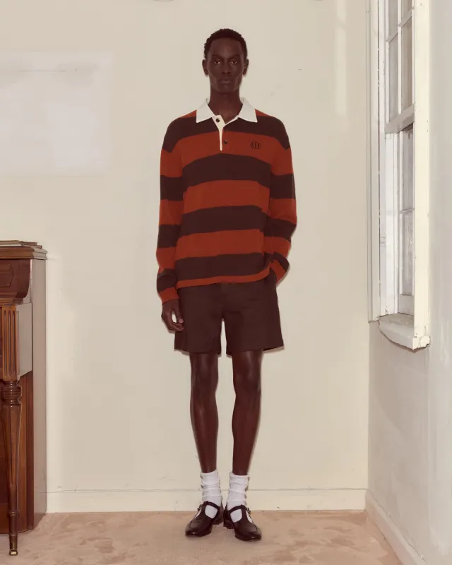 Pine Stripe Polo sold by BODE