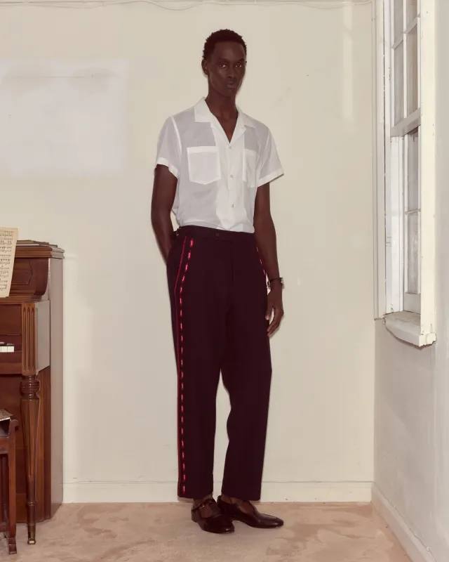 Carroll Side-Buckle Trousers made by BODE