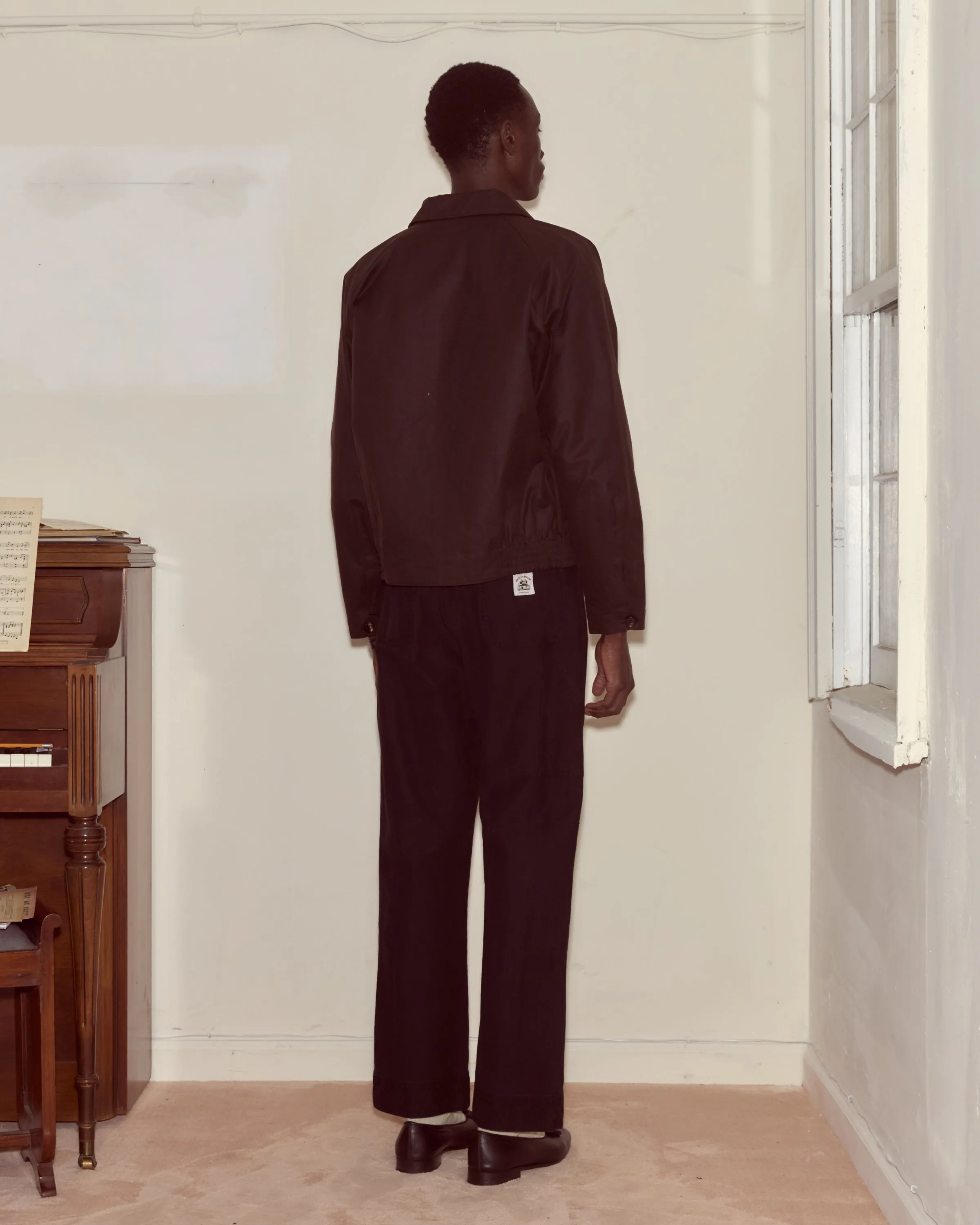 Waxed Coach's Jacket - Brown sold by BODE product image thumbnail 3