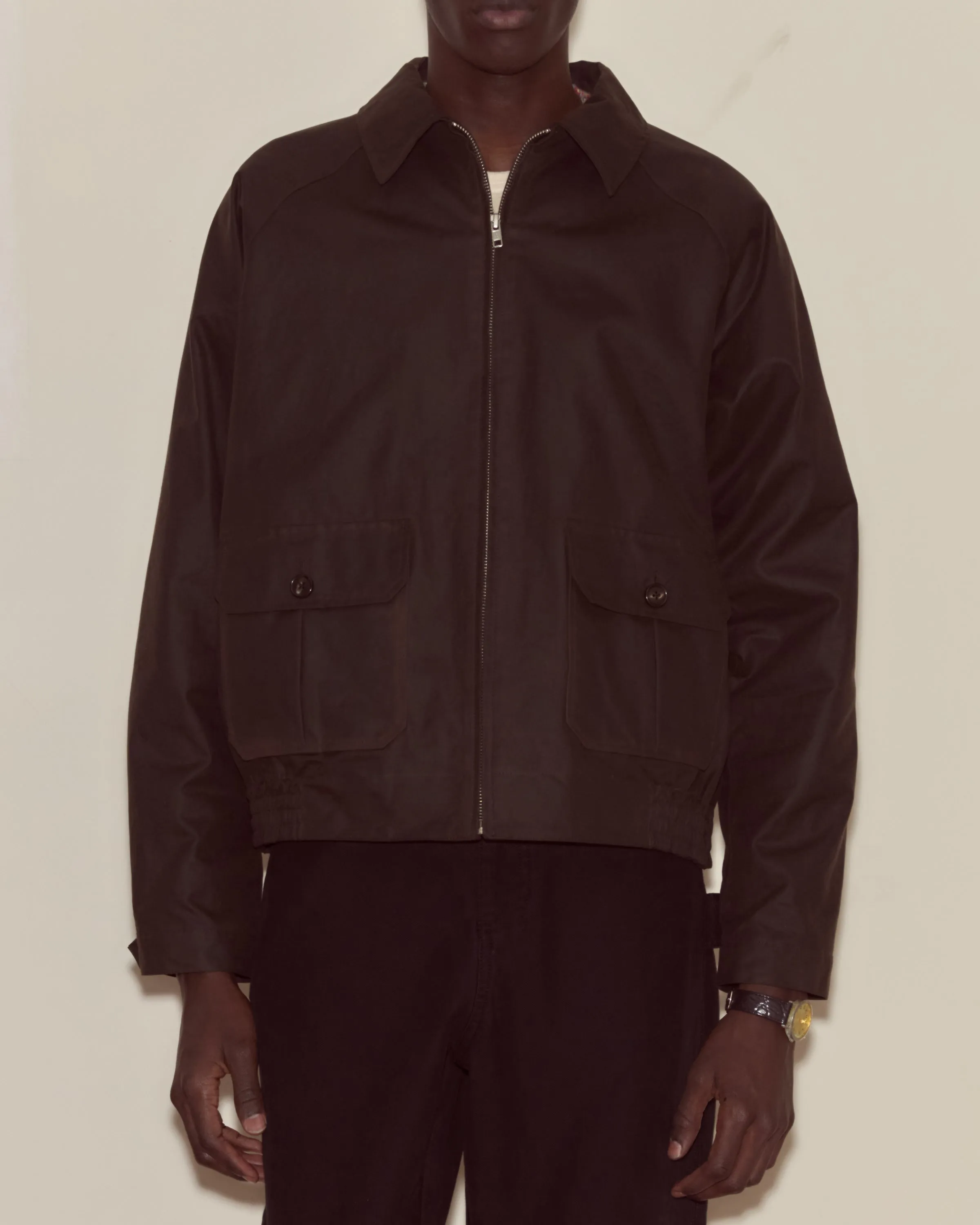 Waxed Coach's Jacket - Brown sold by BODE product image thumbnail 2