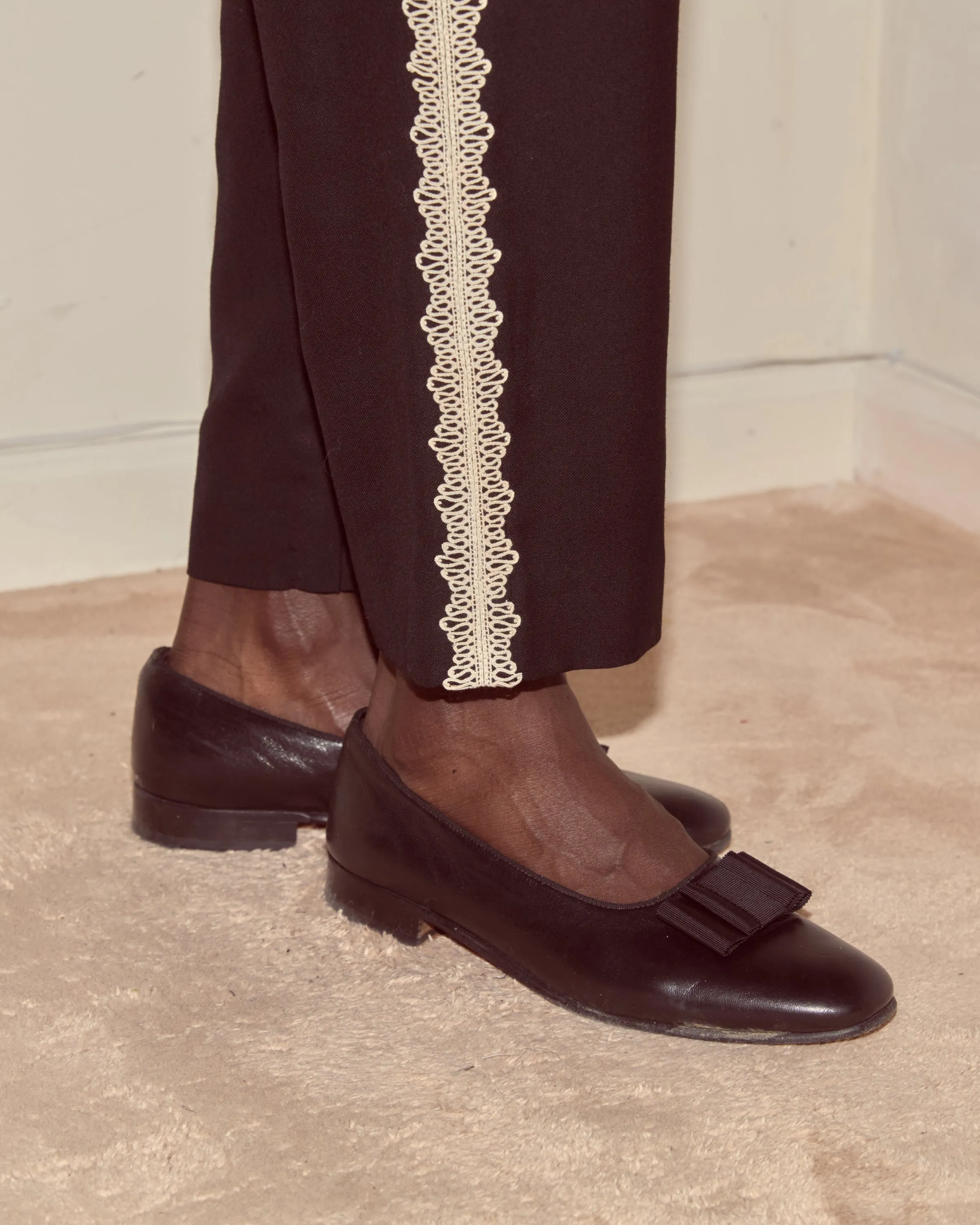 Lacework Side-Buckle Trousers sold by BODE product image thumbnail 2