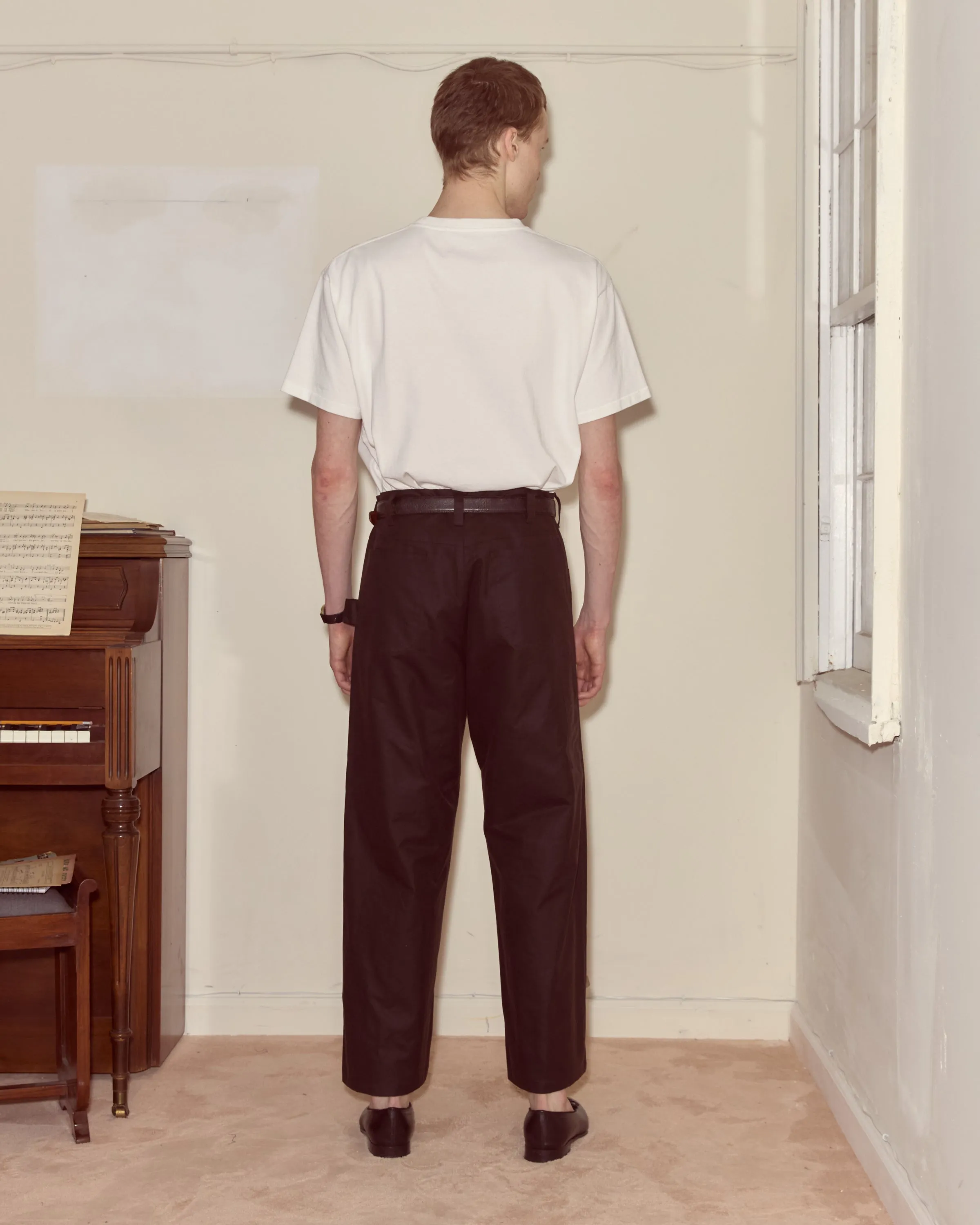 Waxed Cotton Knolly Brook Trousers - Brown sold by BODE product image thumbnail 3