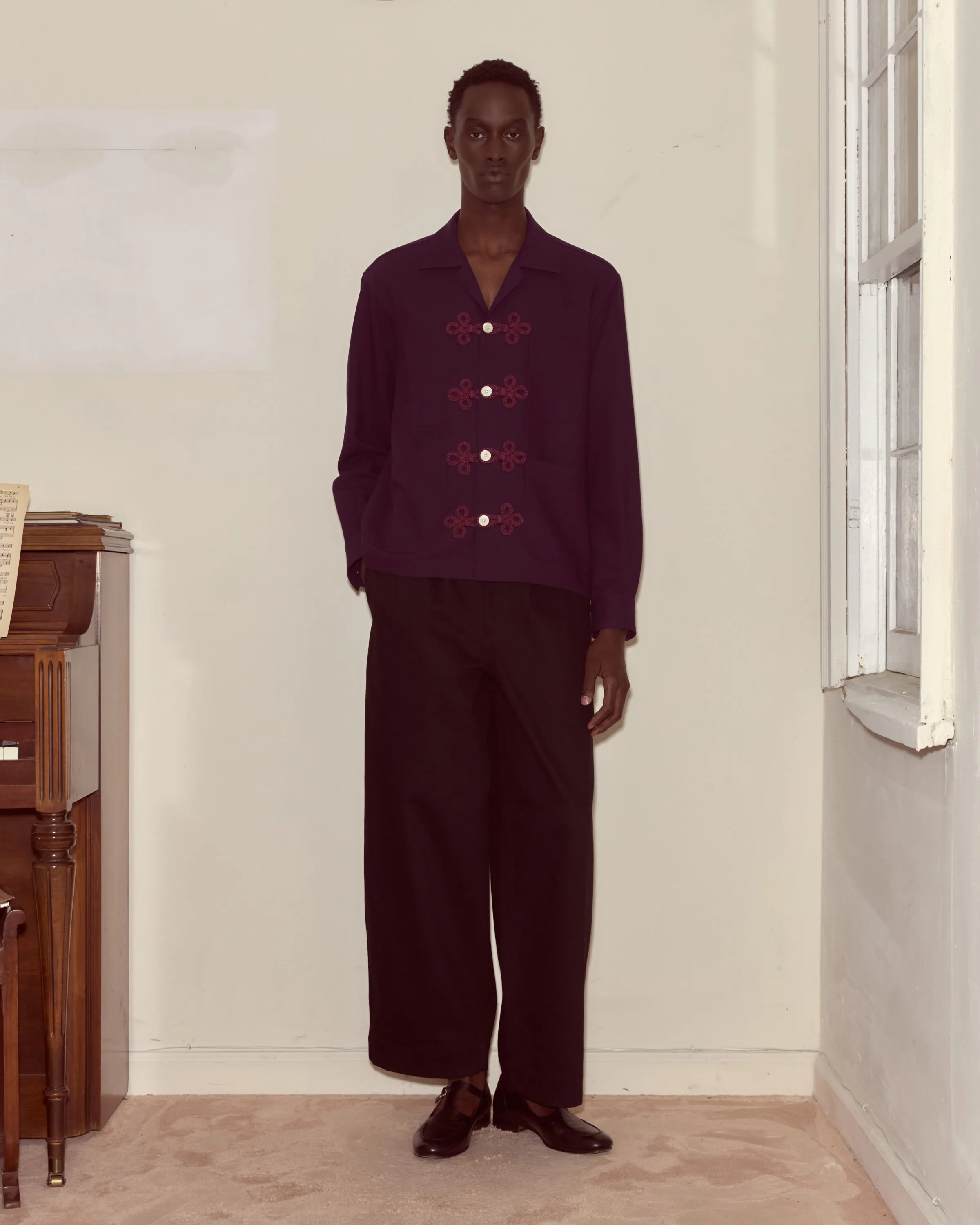 Astor Trillium Shirt - Purple sold by BODE product image thumbnail 2