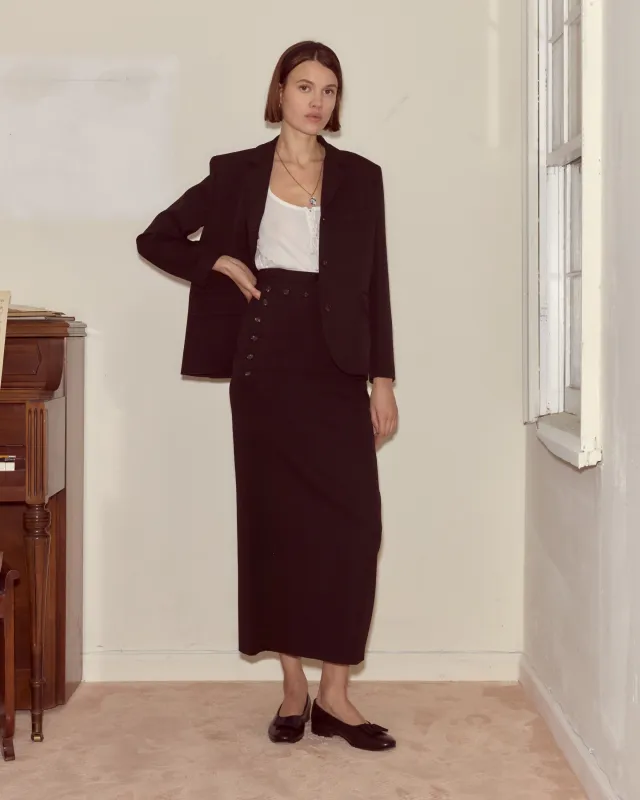 Riding Twill Sailor Skirt made by BODE