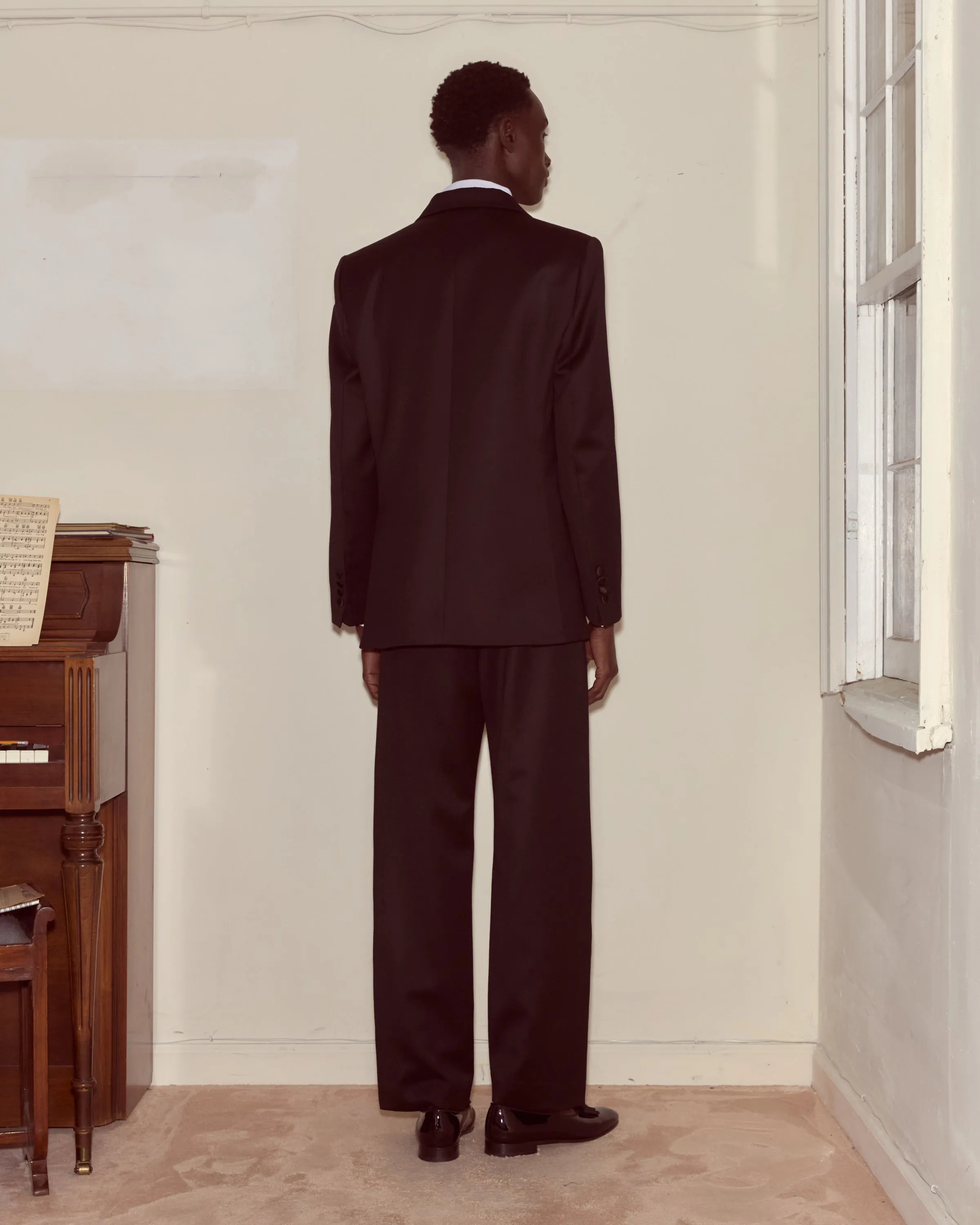 Barathea Peak Lapel Tuxedo Jacket sold by BODE product image thumbnail 3